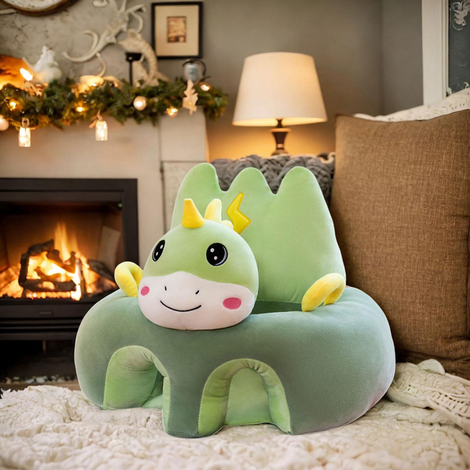 Cartoon Infant Support Seat Soft Learning Sitting Chairs for Boys Infant Gifts Dinosaur
