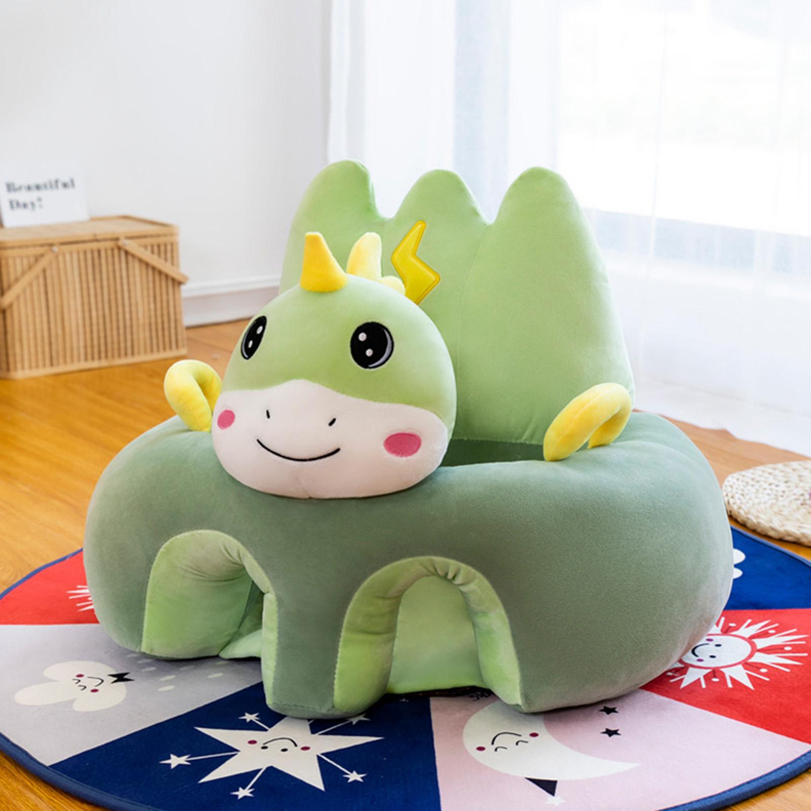 Cartoon Infant Support Seat Soft Learning Sitting Chairs for Boys Infant Gifts Dinosaur