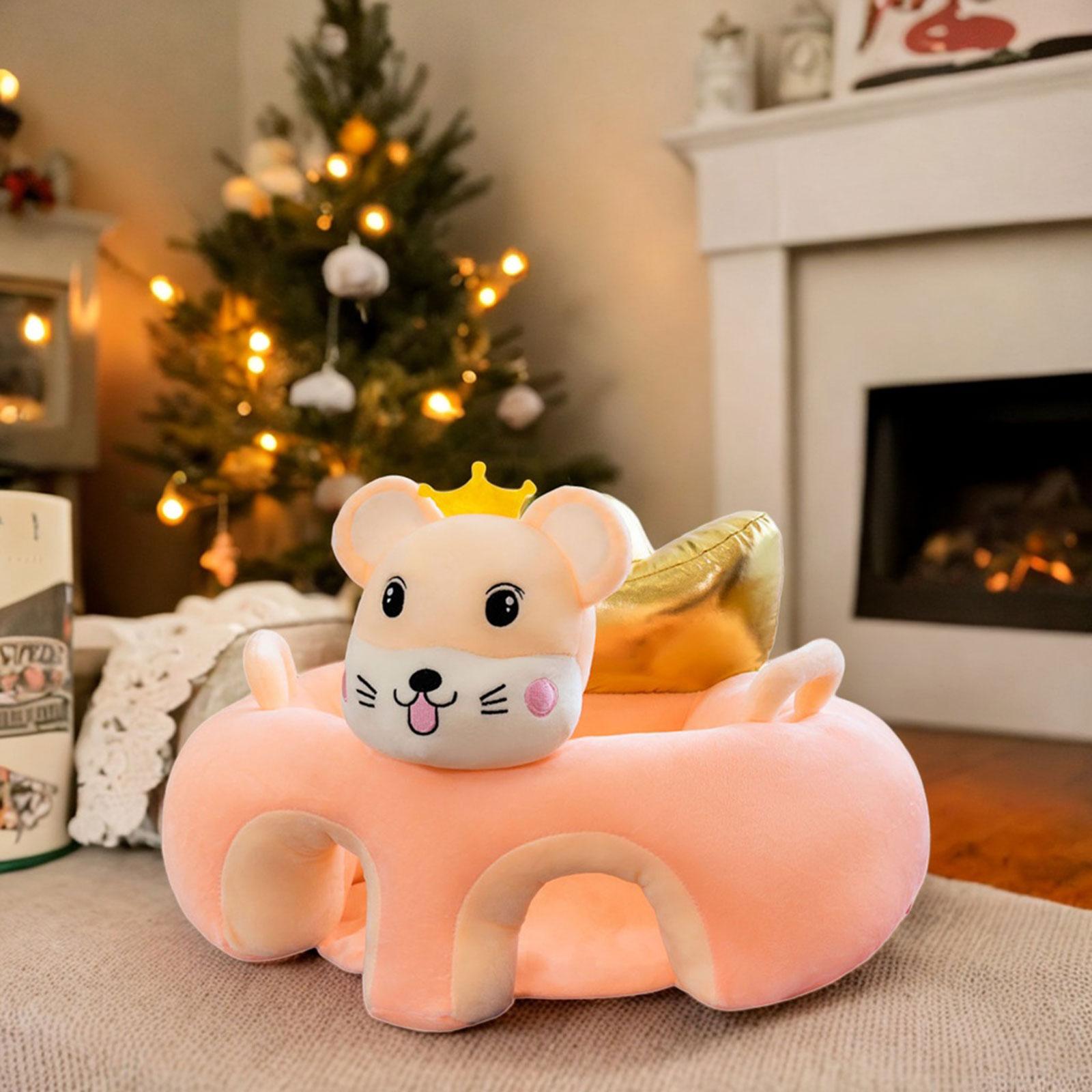 Cartoon Infant Support Seat Soft Learning Sitting Chairs for Boys Infant Gifts Mice