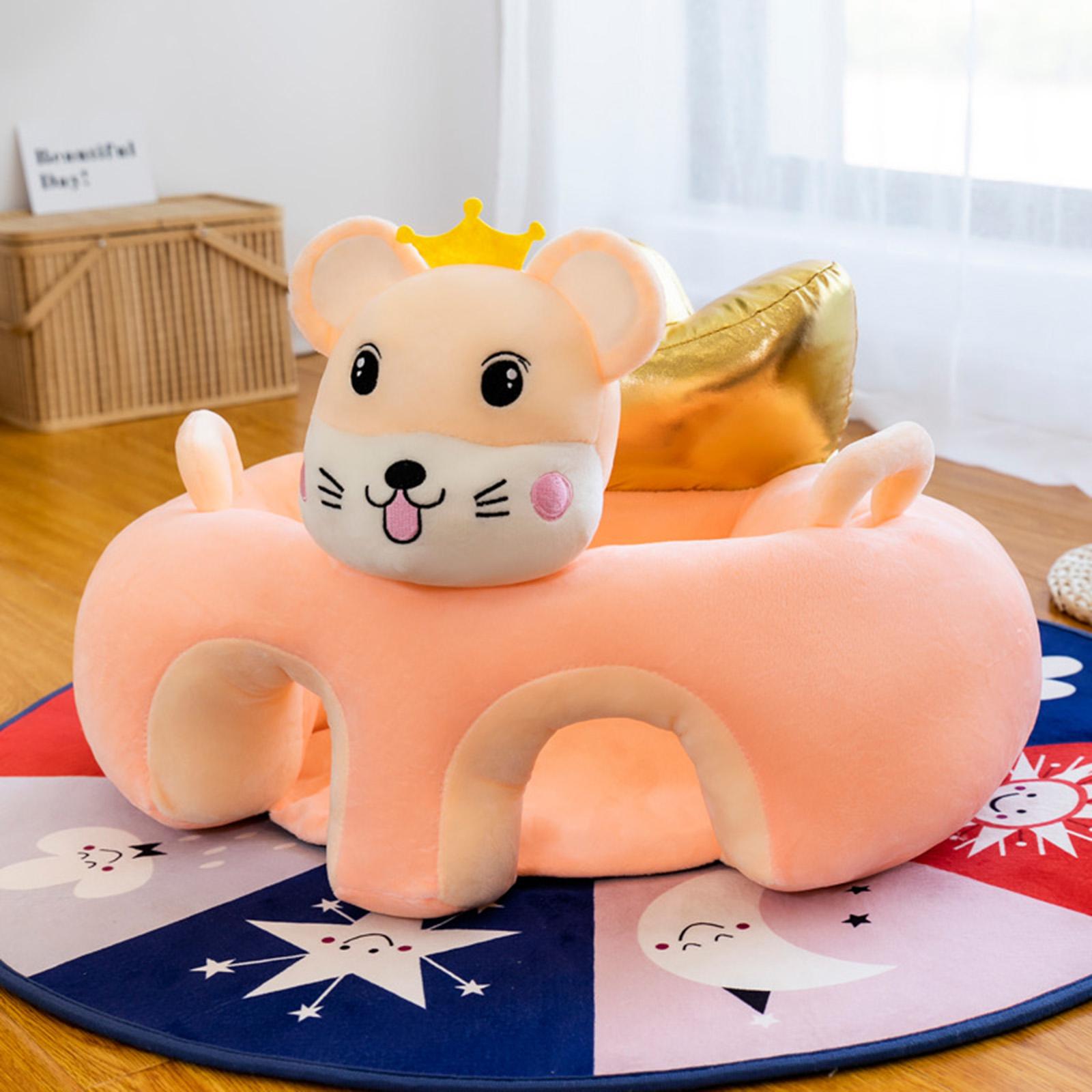 Cartoon Infant Support Seat Soft Learning Sitting Chairs for Boys Infant Gifts Mice