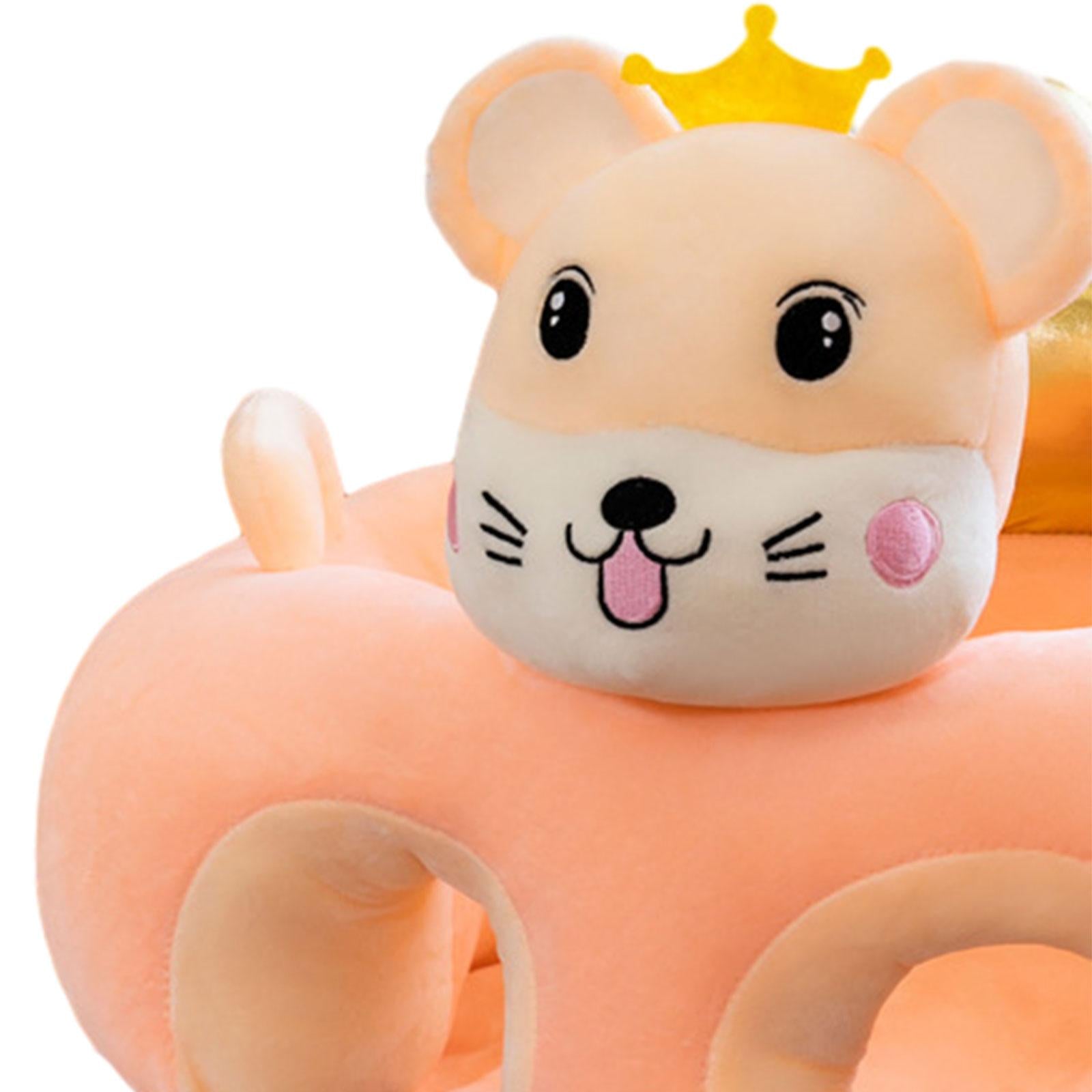 Cartoon Infant Support Seat Soft Learning Sitting Chairs for Boys Infant Gifts Mice
