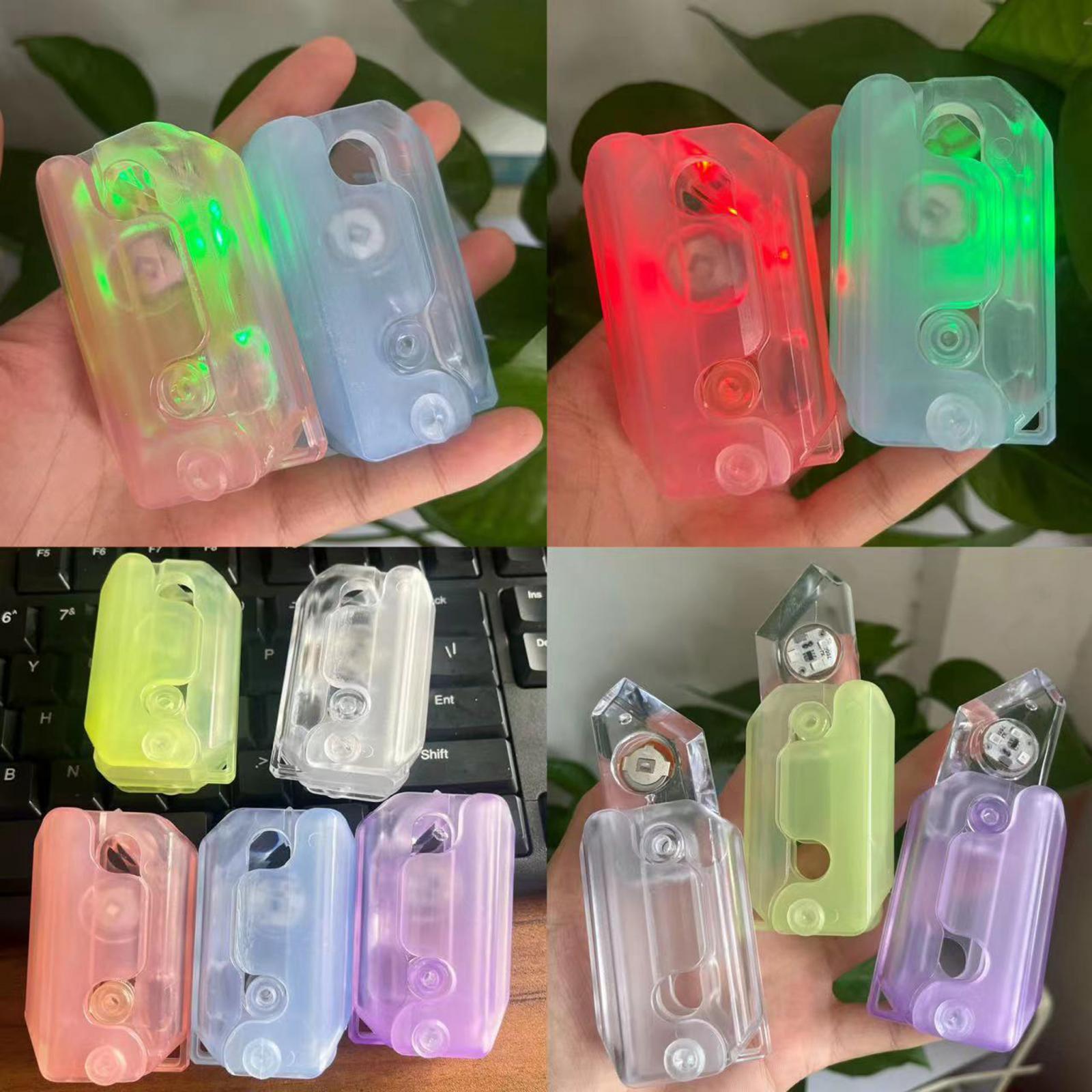 2xLuminous Small Radish Knife Toy 3D Printing Fidget Knife for Children Family
