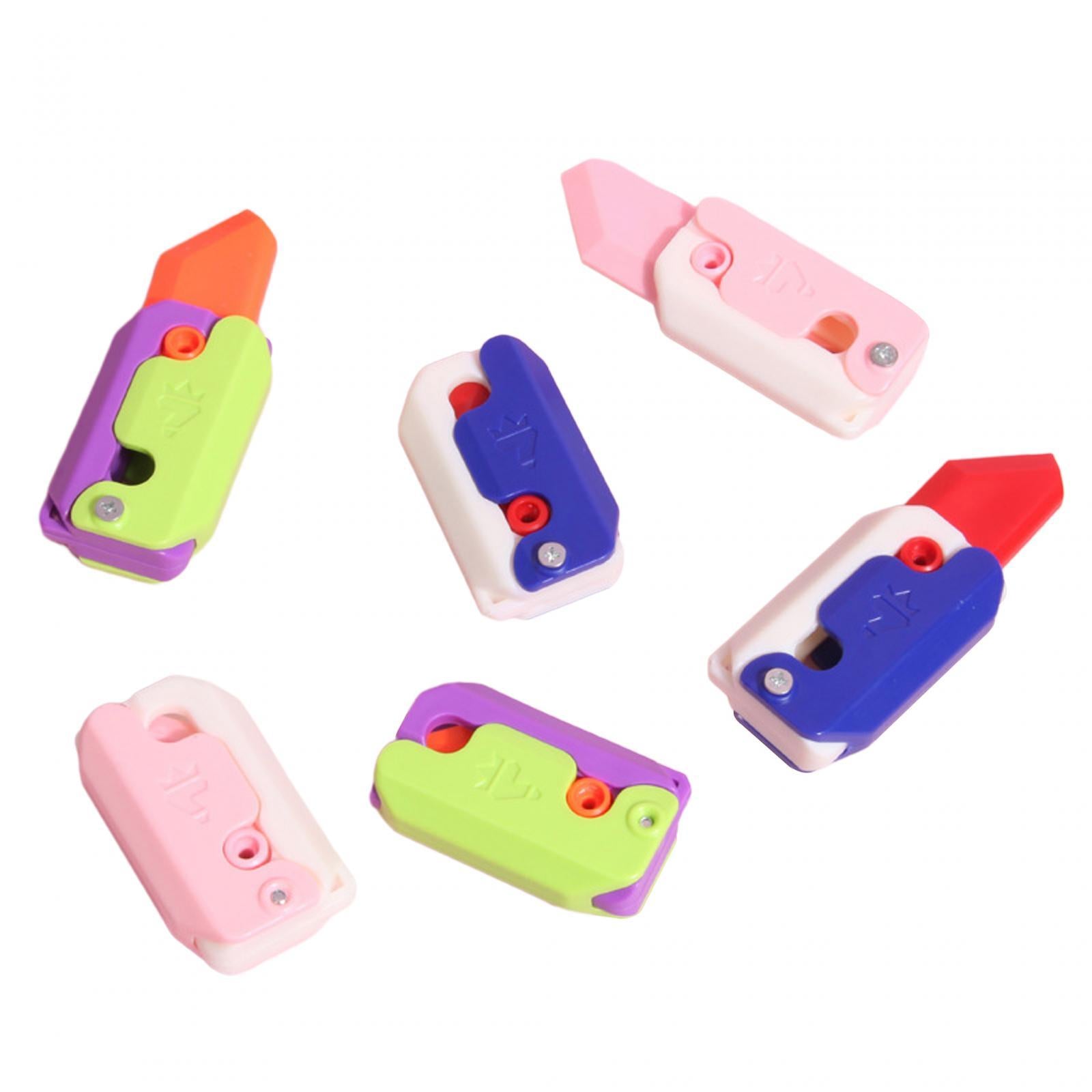 3x3D Printing Fidget Knife Toys Sensory Toys Family Birthday Gifts Adults