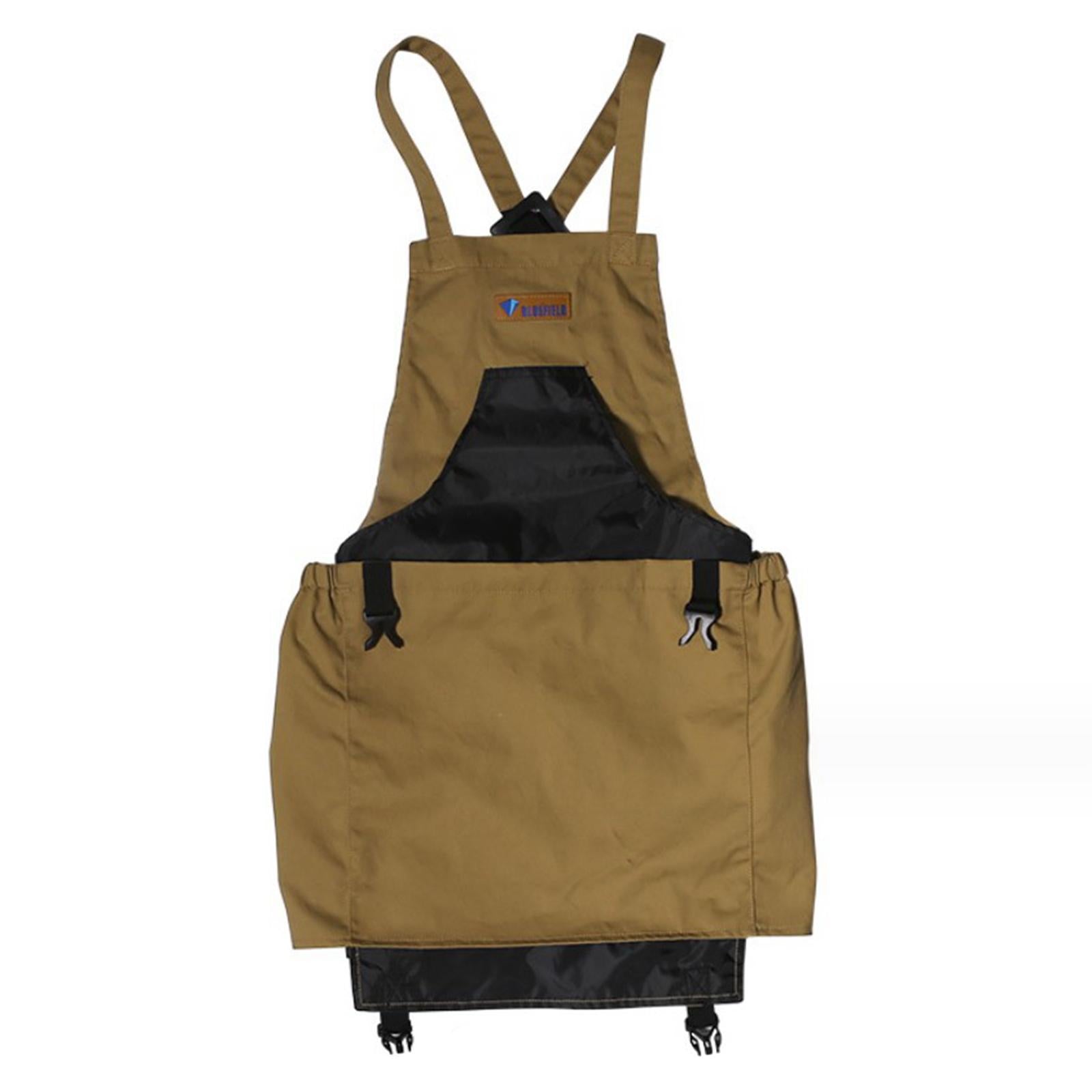 Garden Apron Tool Adjustable Straps Harvest Pouch for Garage Outdoor Orchard