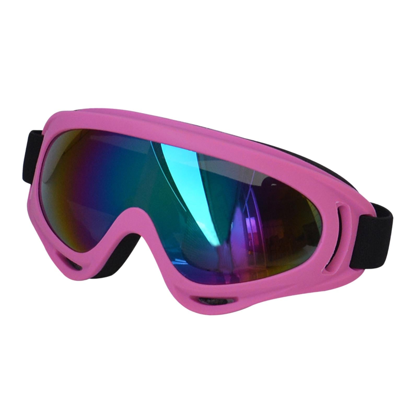 Dog Glasses with Adjustable Strap Windproof Sun Glasses Eye Wear Pet Glasses Pink