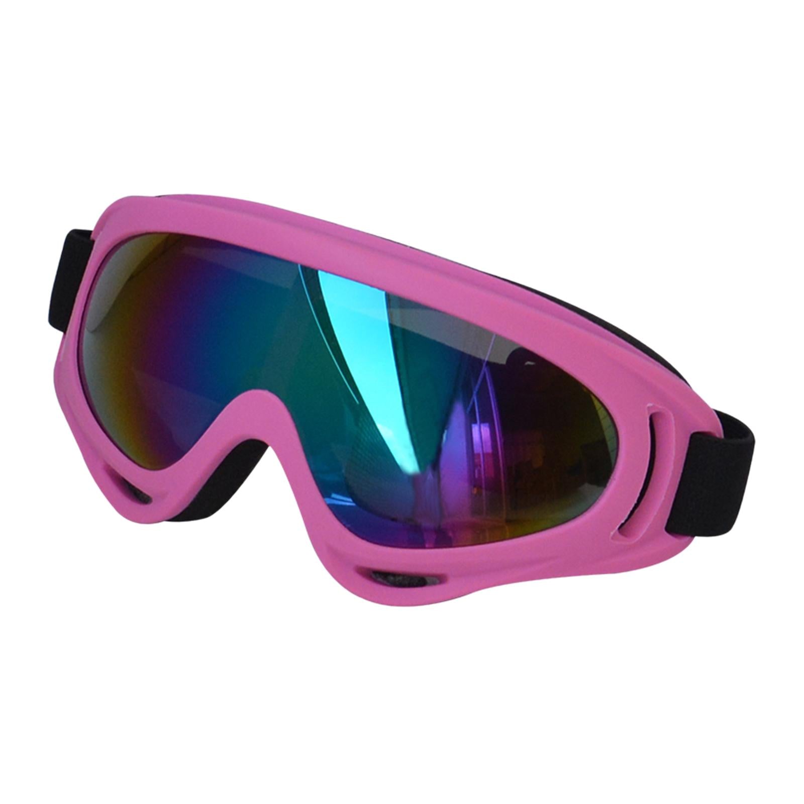 Dog Glasses with Adjustable Strap Windproof Sun Glasses Eye Wear Pet Glasses Pink