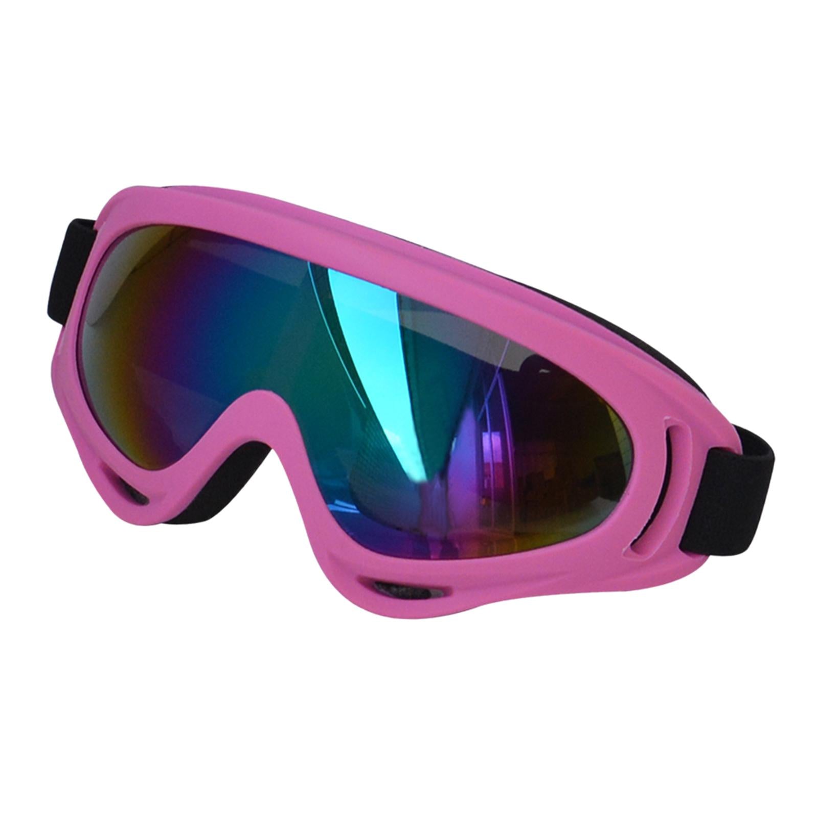 Dog Glasses with Adjustable Strap Windproof Sun Glasses Eye Wear Pet Glasses Pink