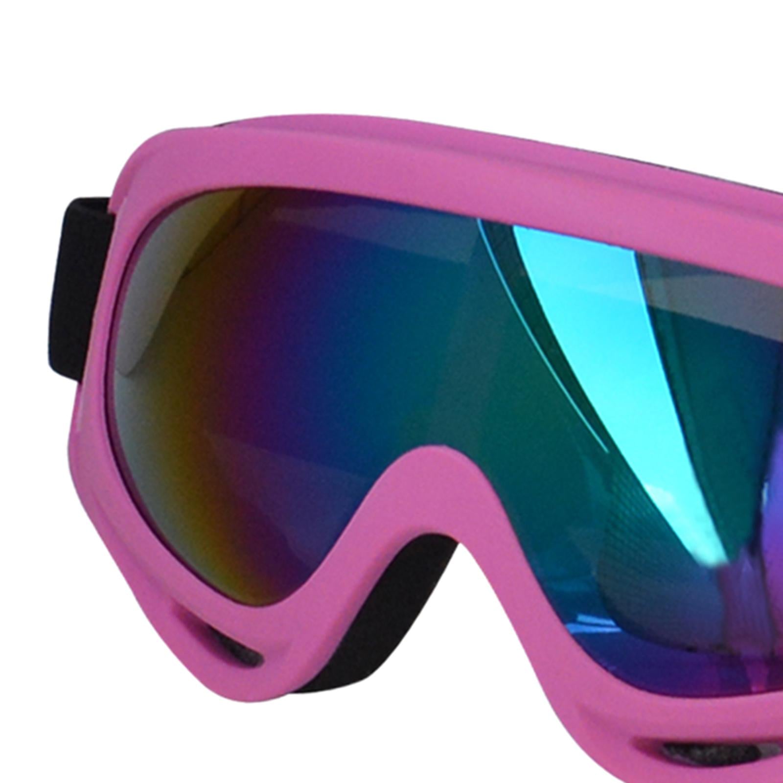 Dog Glasses with Adjustable Strap Windproof Sun Glasses Eye Wear Pet Glasses Pink