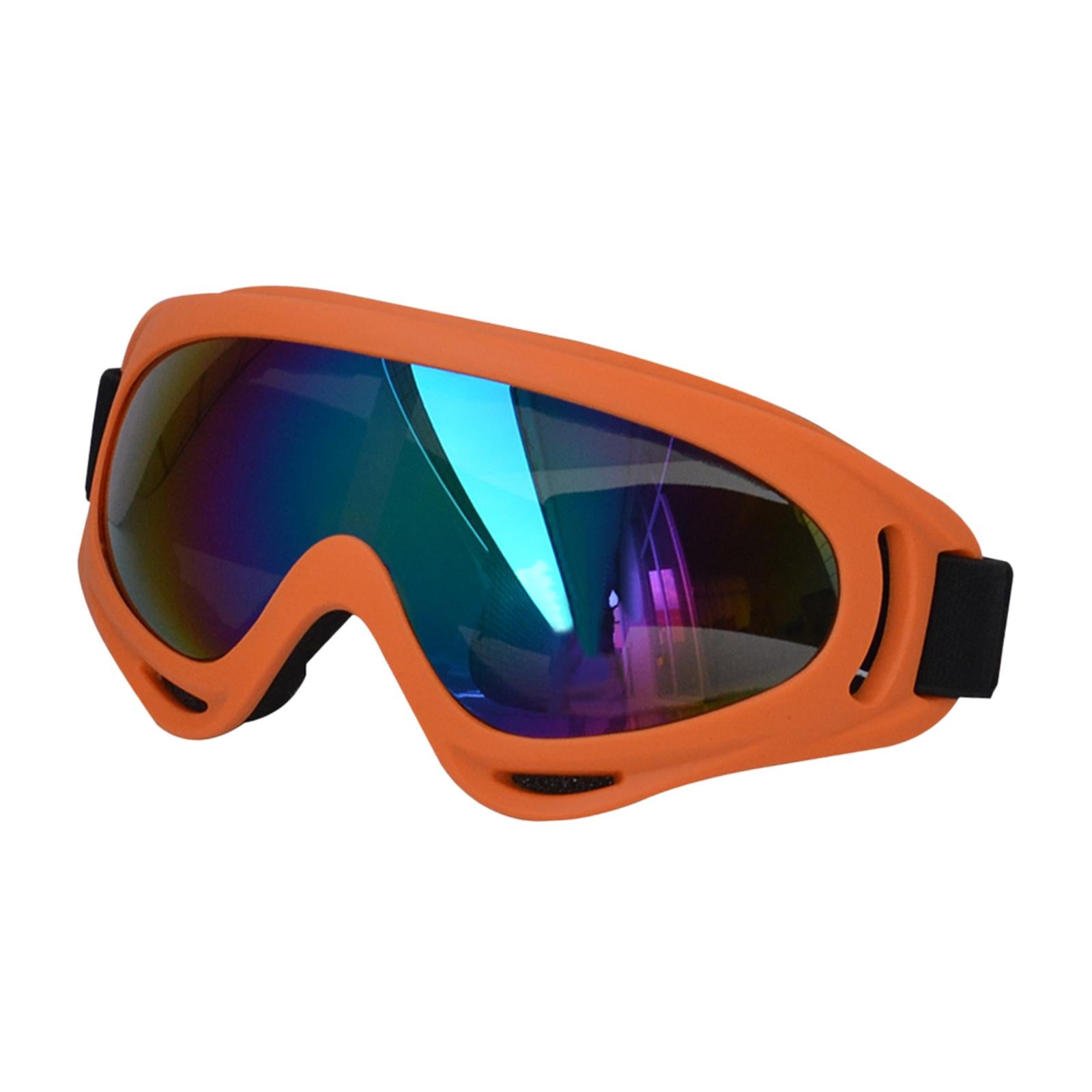 Dog Glasses with Adjustable Strap Windproof Sun Glasses Eye Wear Pet Glasses Orange