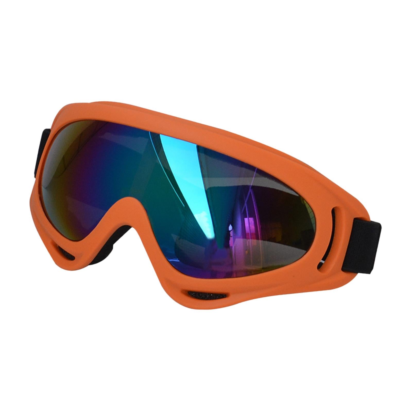 Dog Glasses with Adjustable Strap Windproof Sun Glasses Eye Wear Pet Glasses Orange