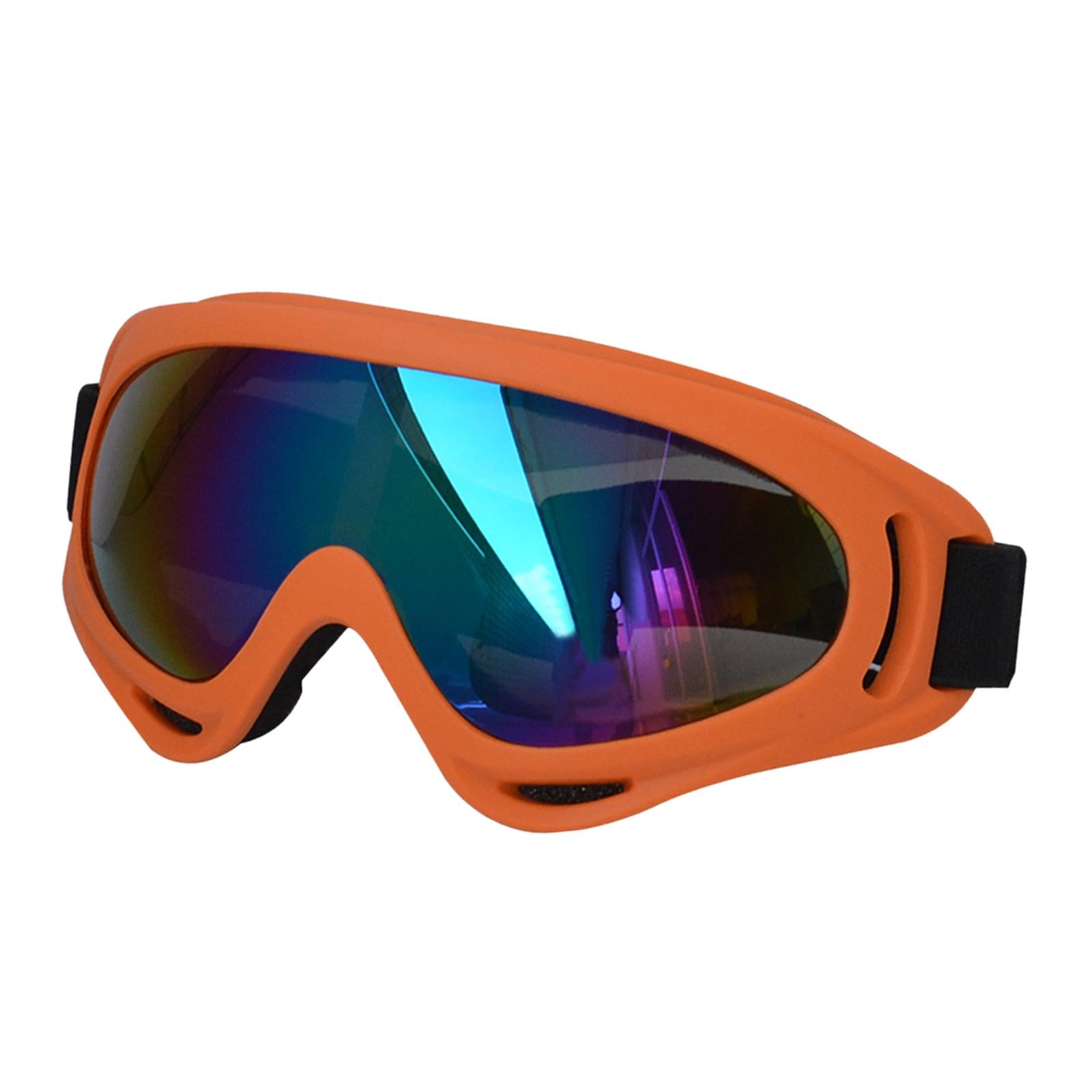Dog Glasses with Adjustable Strap Windproof Sun Glasses Eye Wear Pet Glasses Orange