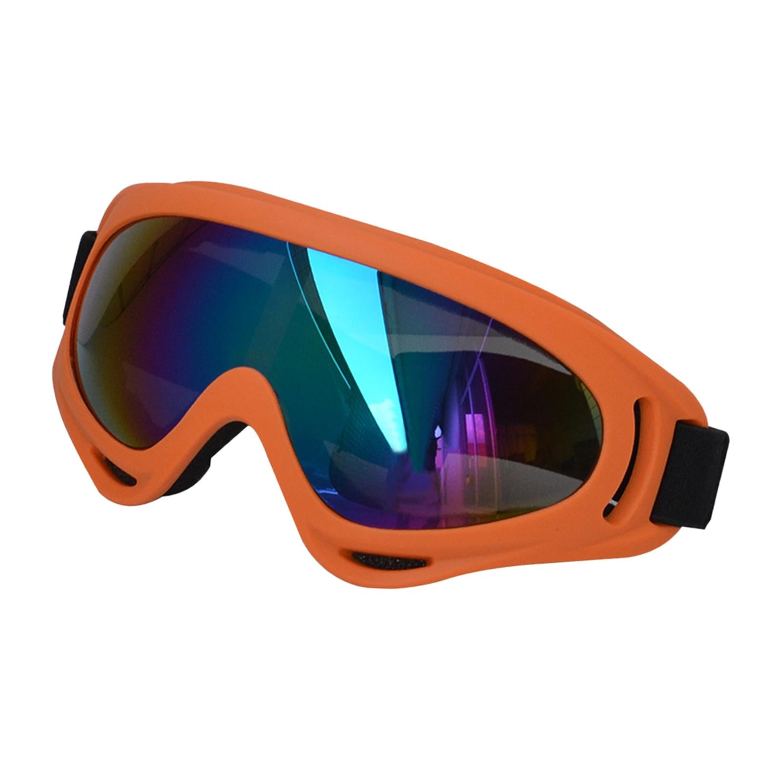 Dog Glasses with Adjustable Strap Windproof Sun Glasses Eye Wear Pet Glasses Orange