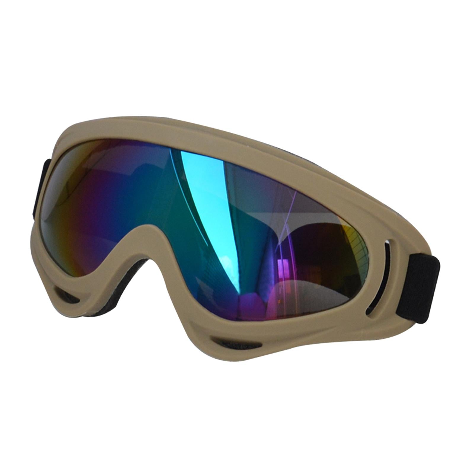 Dog Glasses with Adjustable Strap Windproof Sun Glasses Eye Wear Pet Glasses Khaki