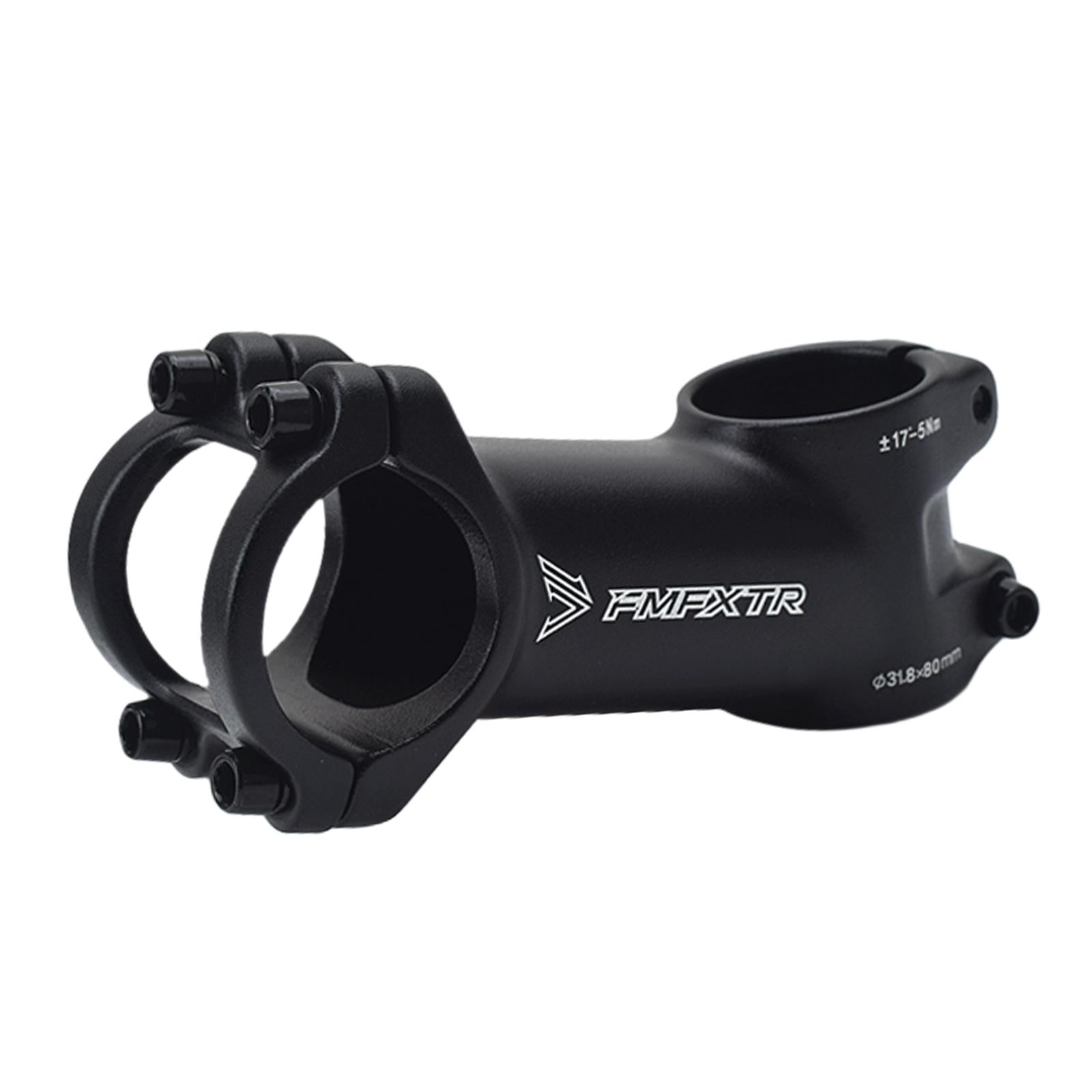 31.8mm Bike Stem Riser Extender for Downhill Bike Fixed Gear Cycle 80mm 17degree