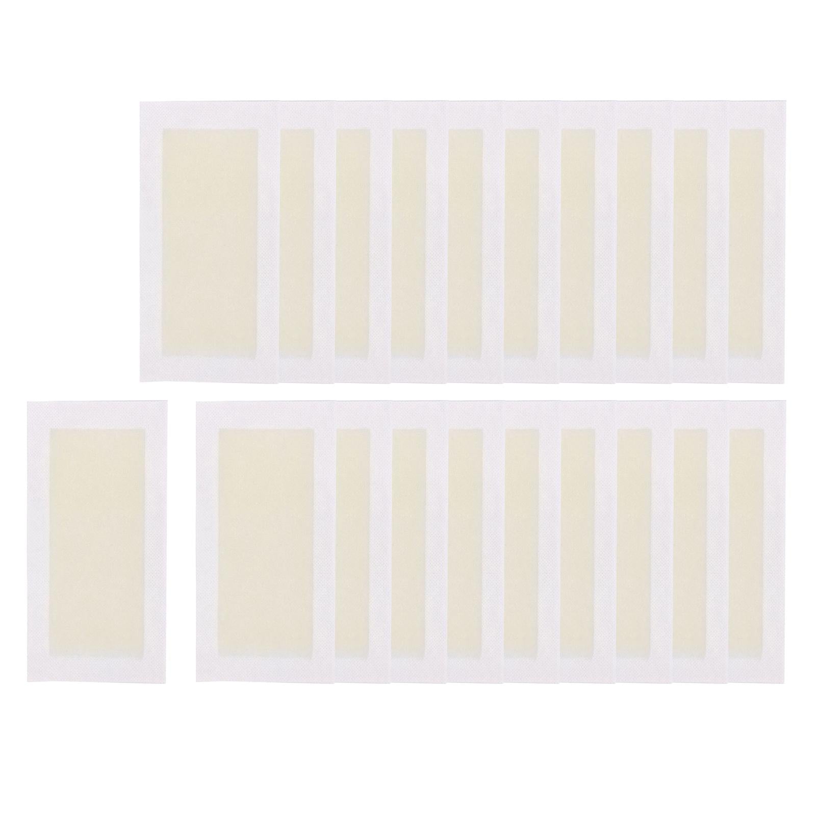 3x20x Wax Strips Disposable All Skin Types Gentle for Legs Underarms Arms yellow