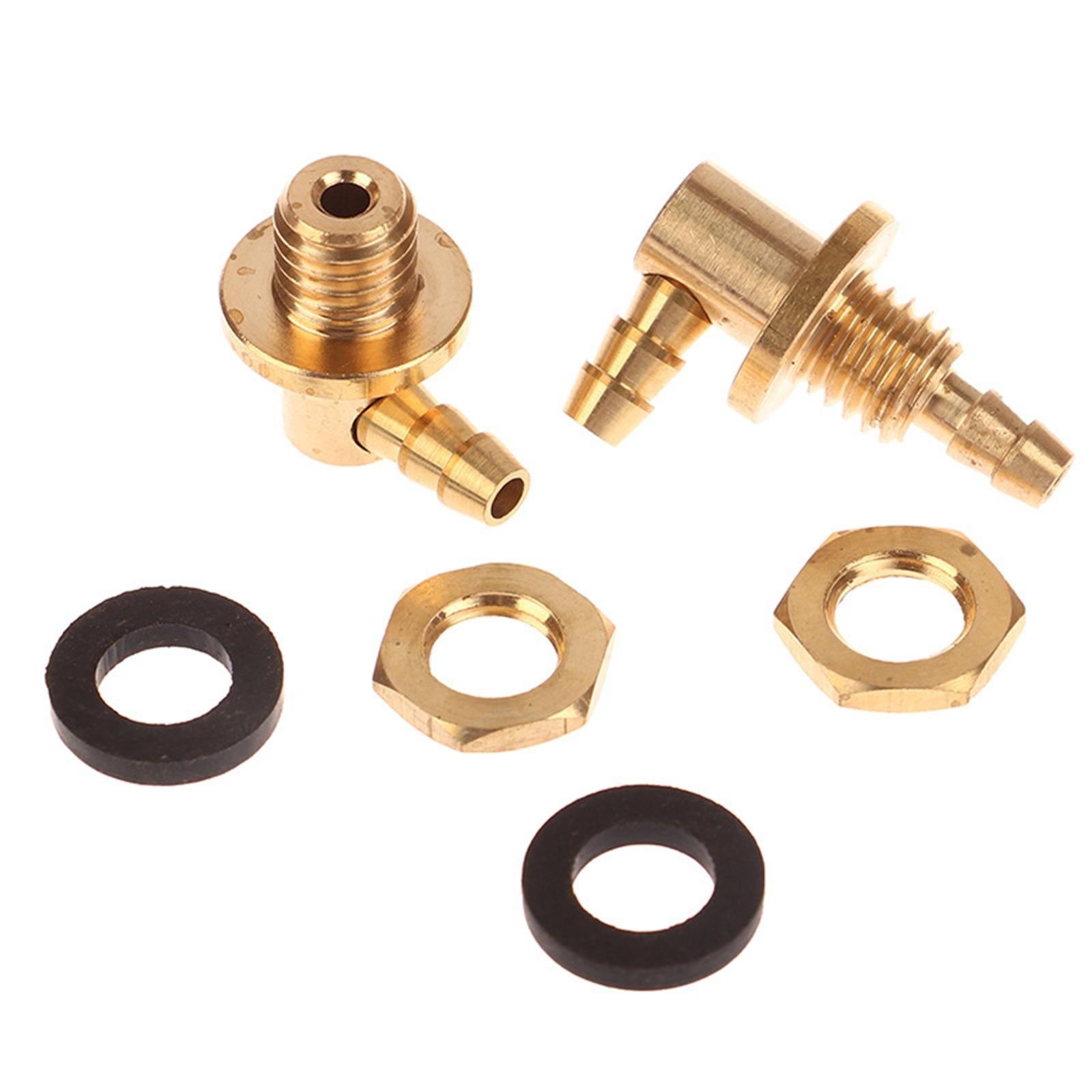 RC Plane Metal Fuel Inlet Rustproof Parts and Exhaust Nozzle for Kids Adults