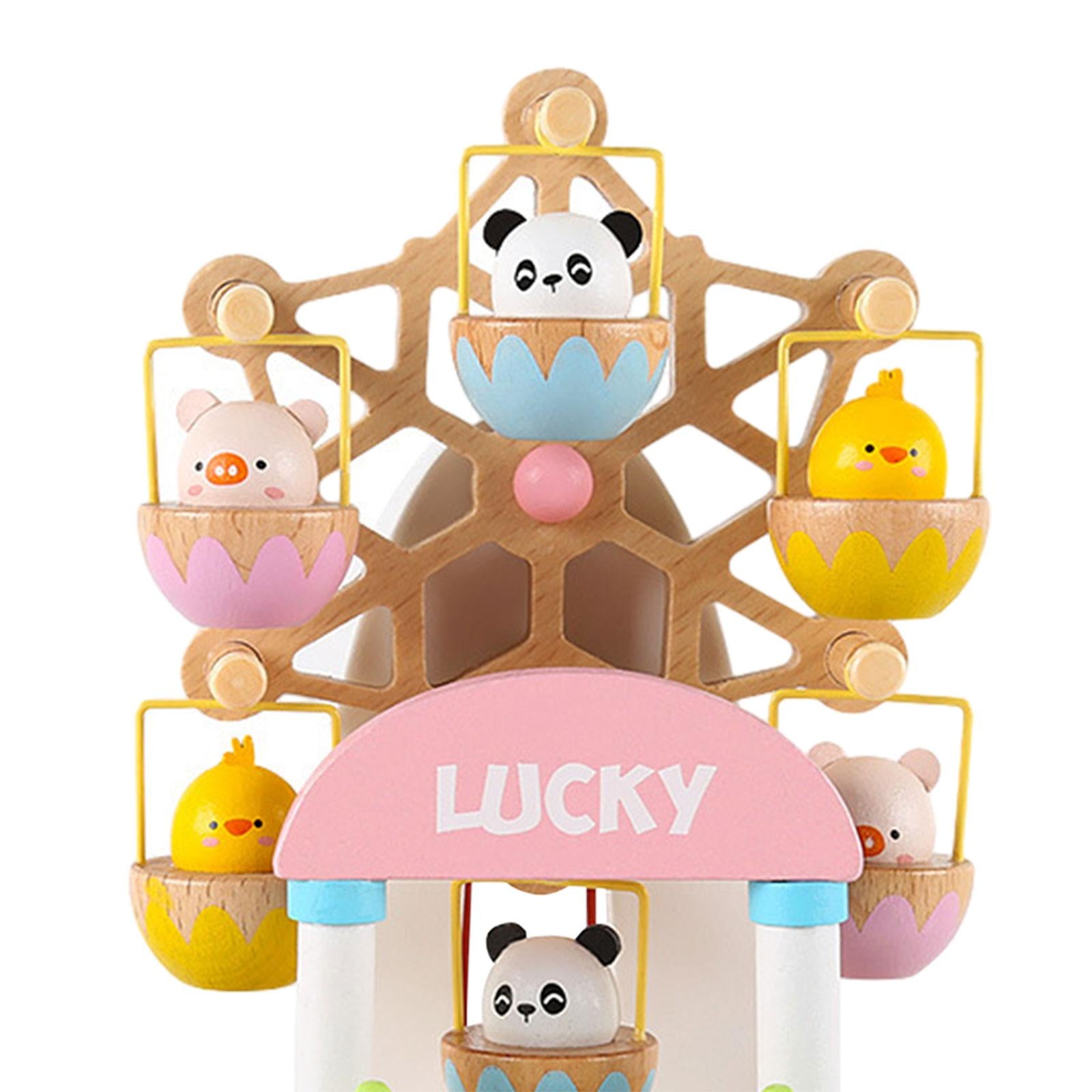 Wind up Musical Box Compact Home Bedroom Decor Play Melody Cute for Wife Girl Family