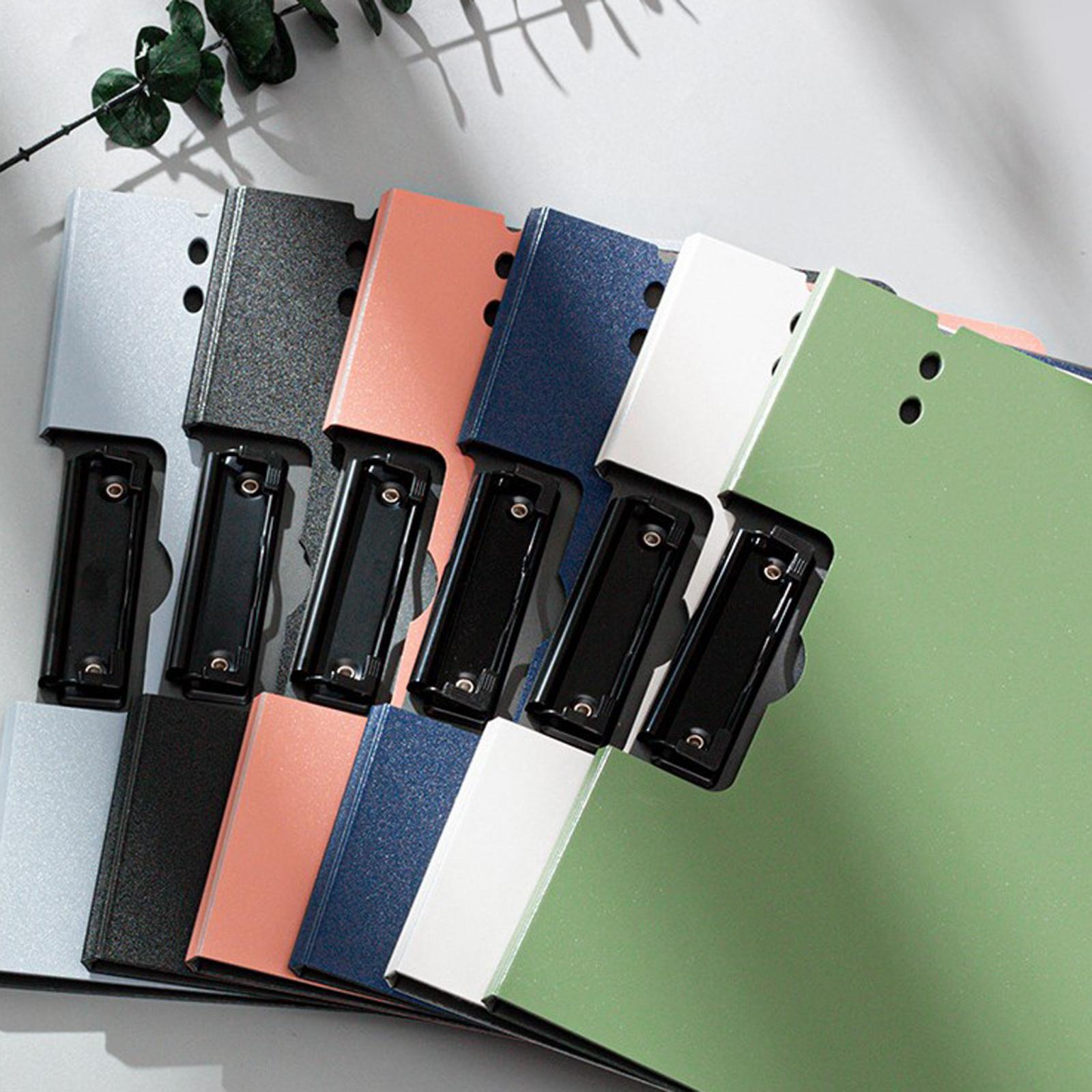 Clamp Binder Letter Multipurpose A4 Binder for Documents Test Paper Homework Vertical Green