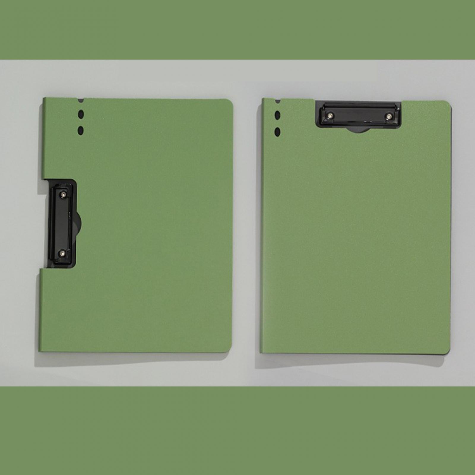 Clamp Binder Letter Multipurpose A4 Binder for Documents Test Paper Homework Horizontal Green
