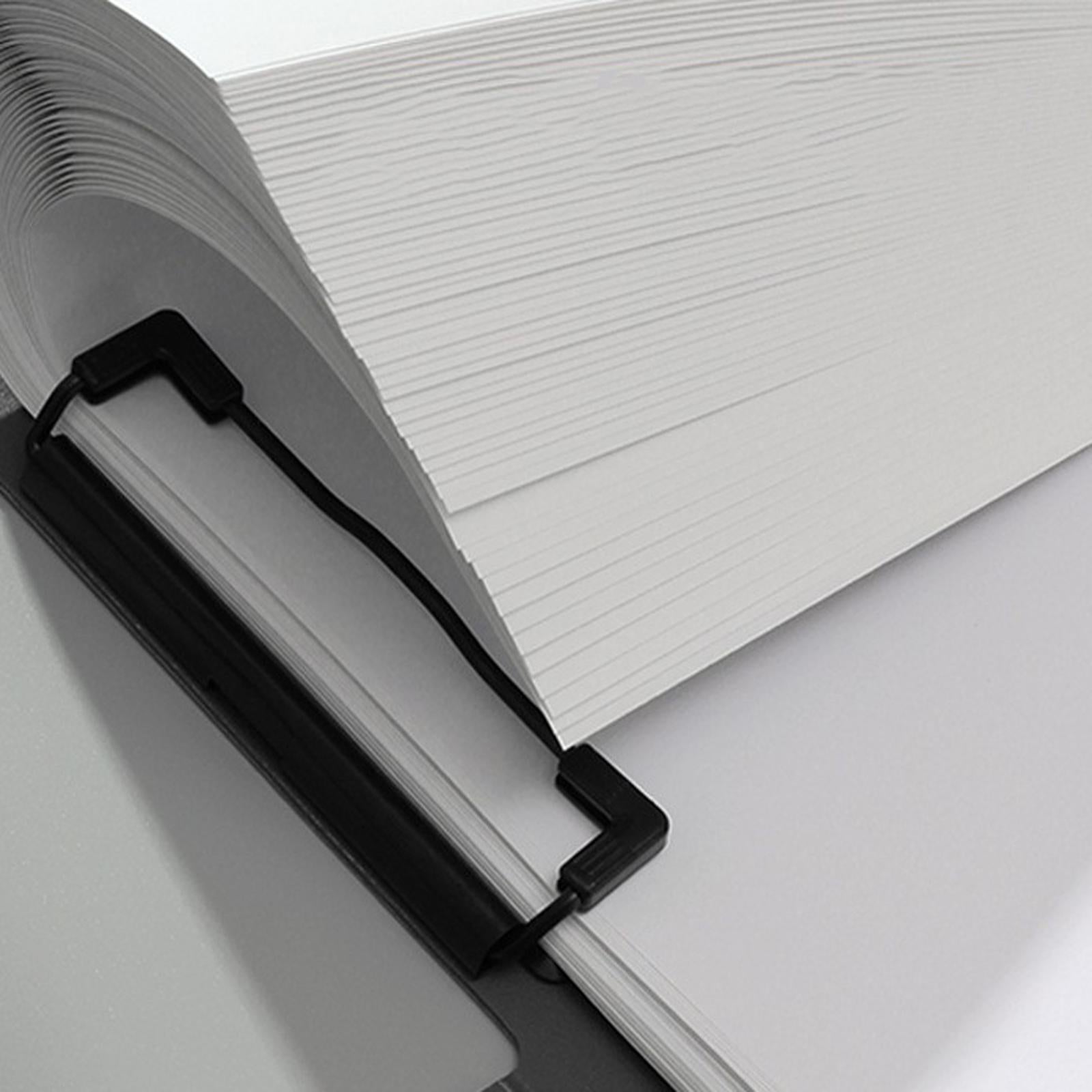 Clamp Binder Letter Multipurpose A4 Binder for Documents Test Paper Homework Horizontal Green