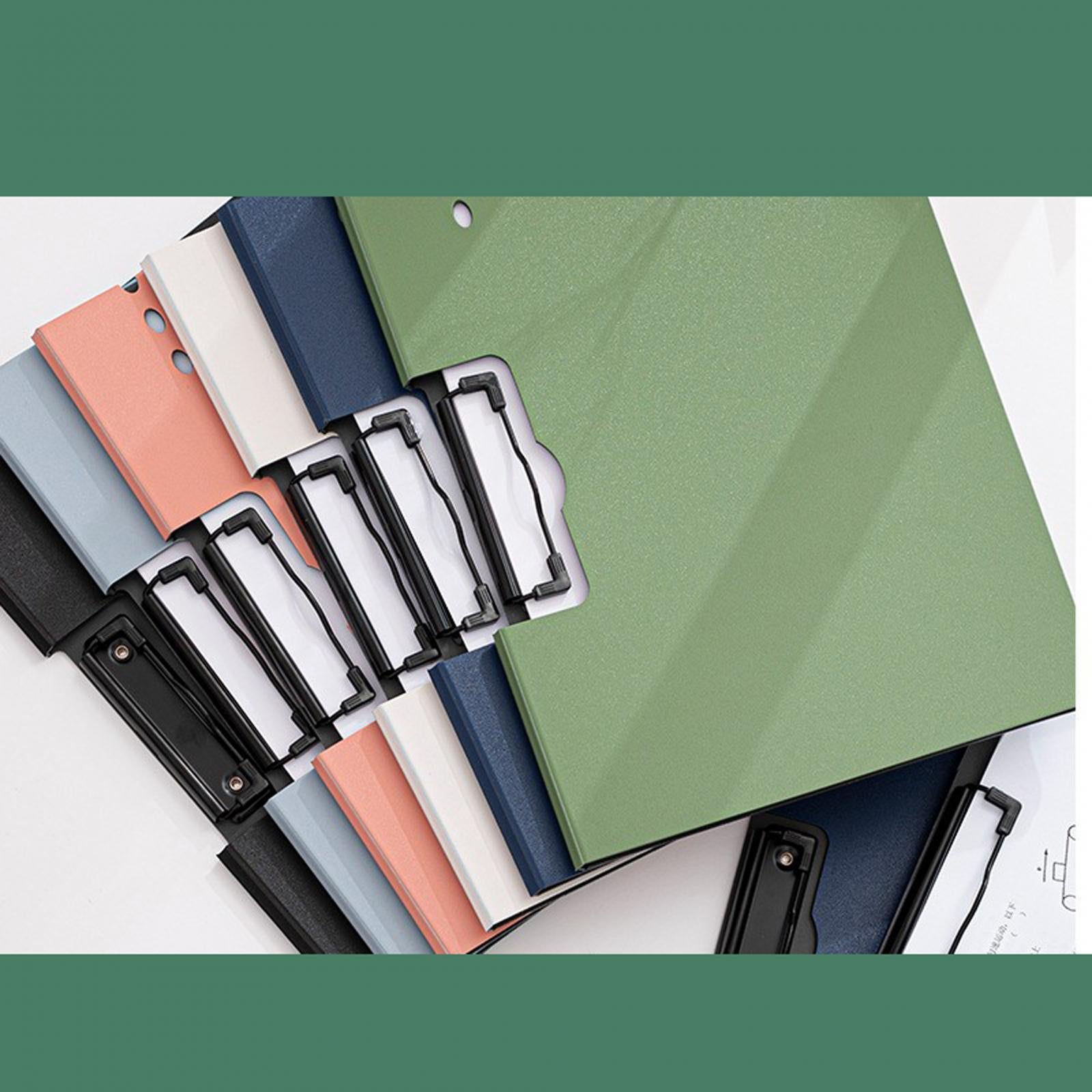 Clamp Binder Letter Multipurpose A4 Binder for Documents Test Paper Homework Horizontal Green