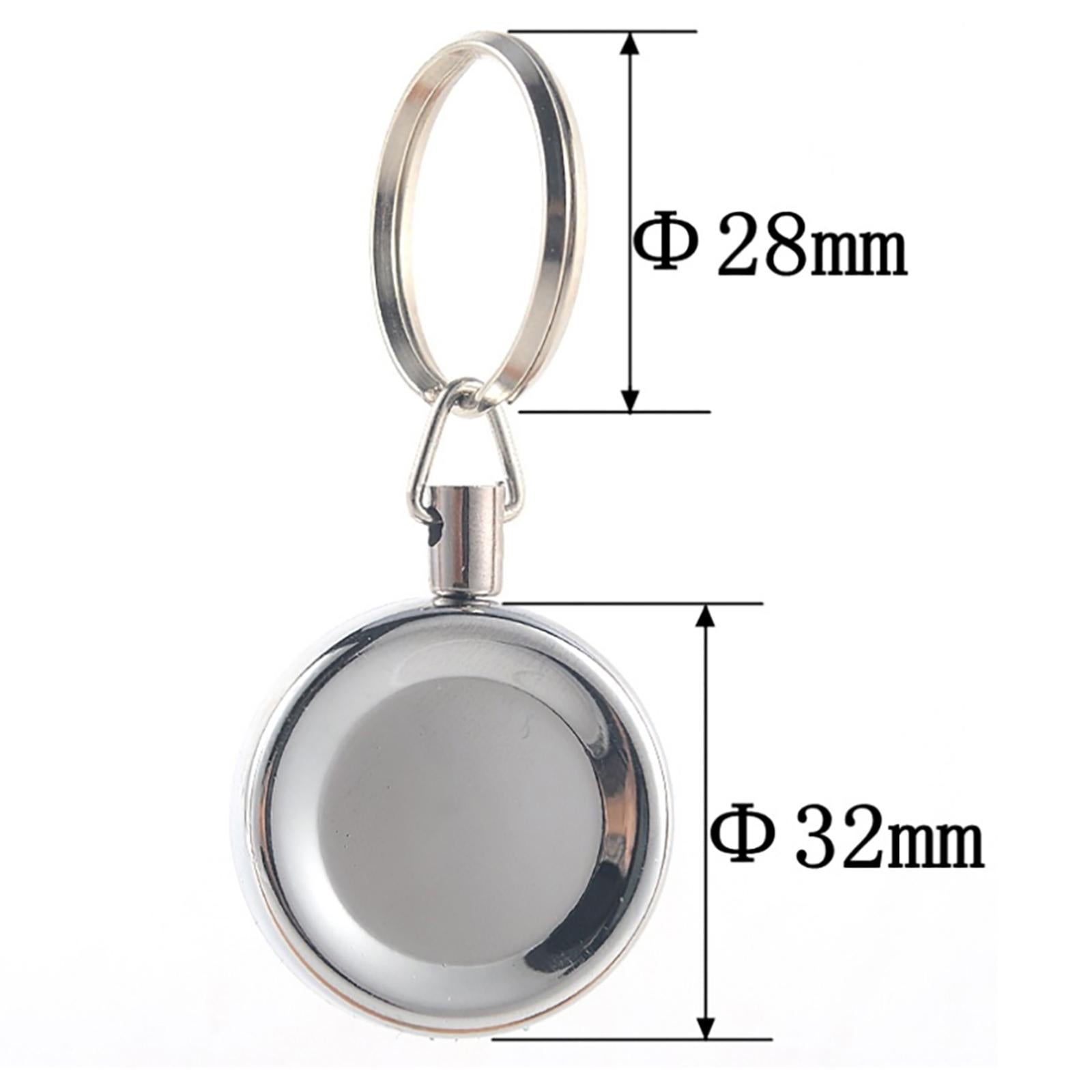 Retractable Keychain Portable Carabiner Key Chain for Hiking Fishing Outdoor