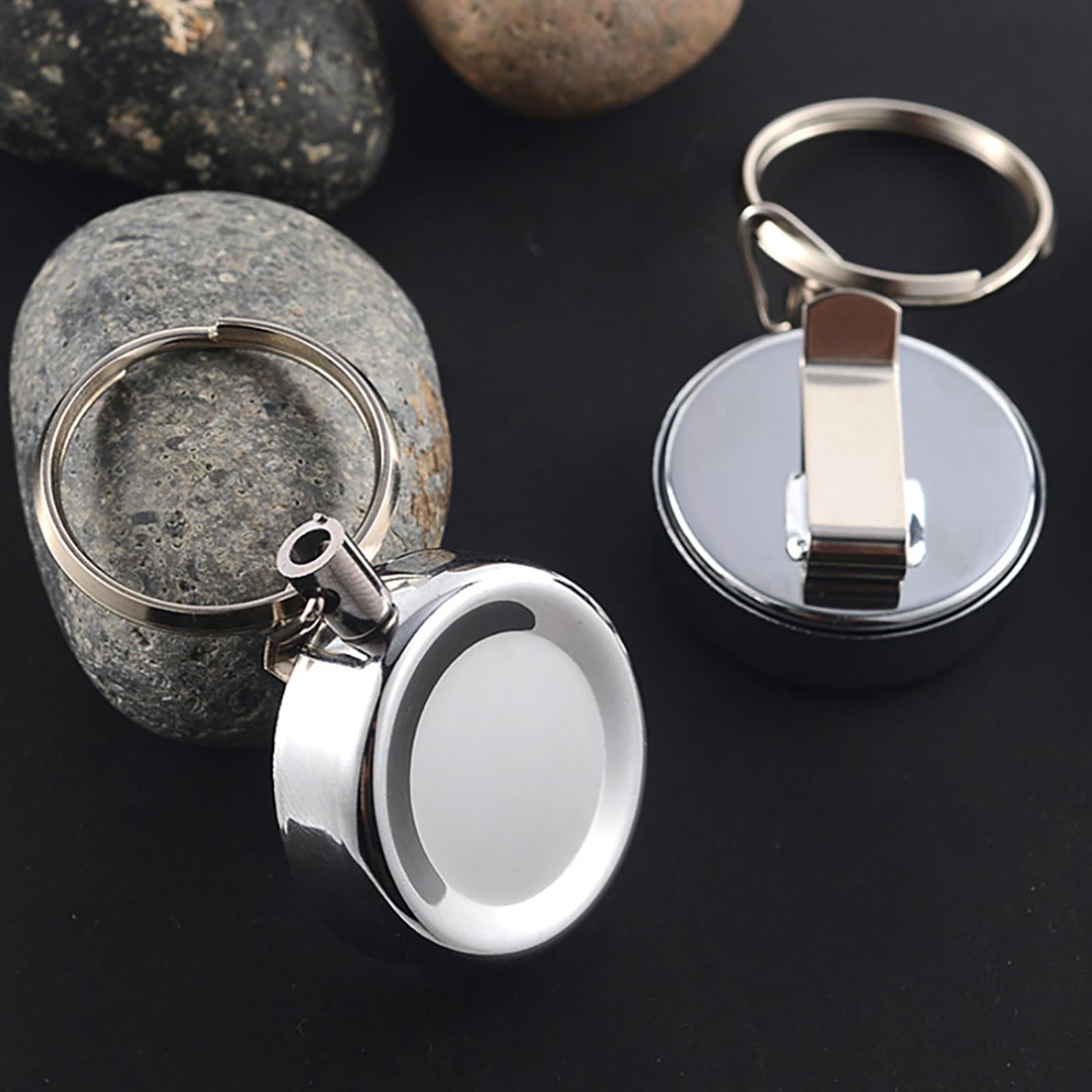 Retractable Keychain Portable Carabiner Key Chain for Hiking Fishing Outdoor