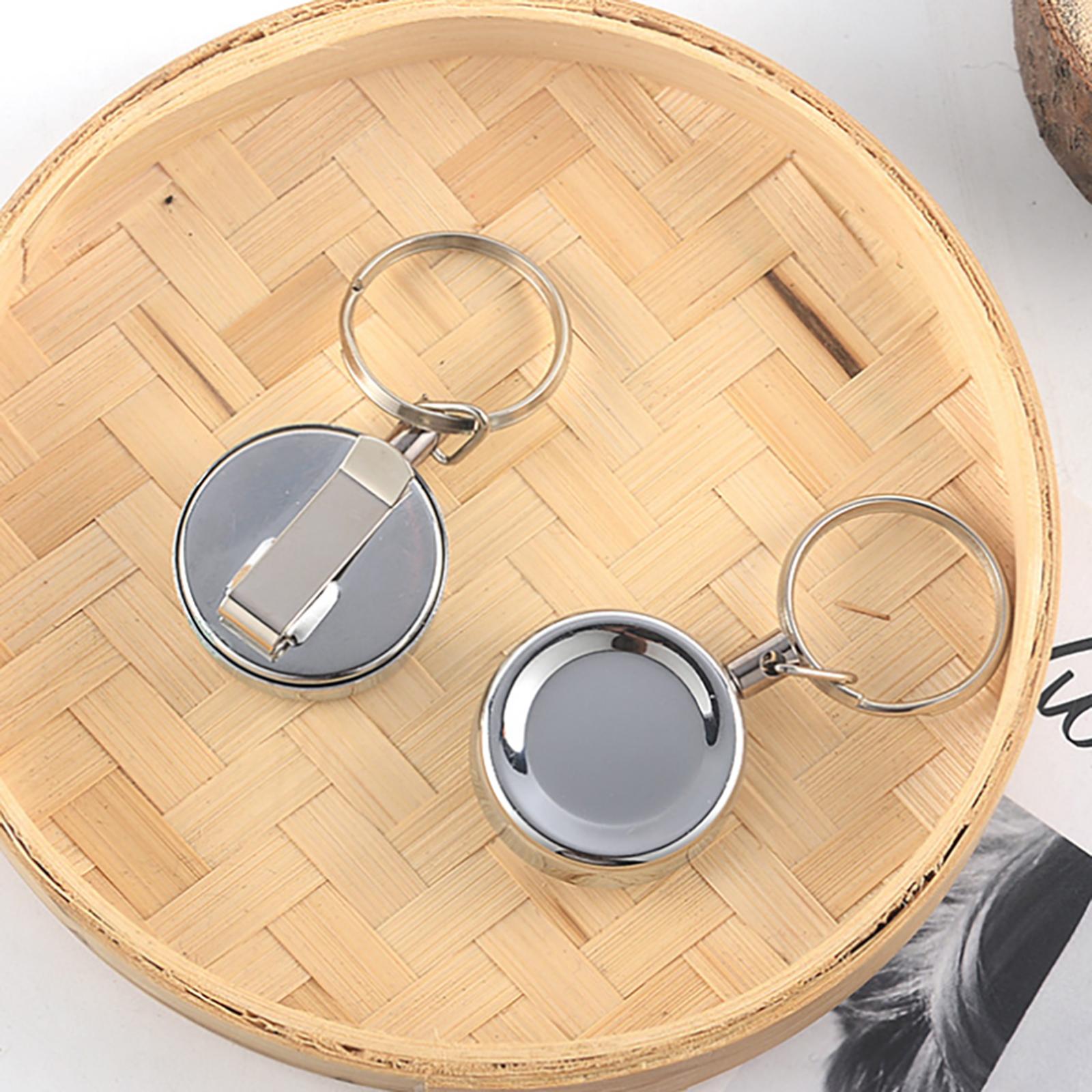 Retractable Keychain Portable Carabiner Key Chain for Hiking Fishing Outdoor