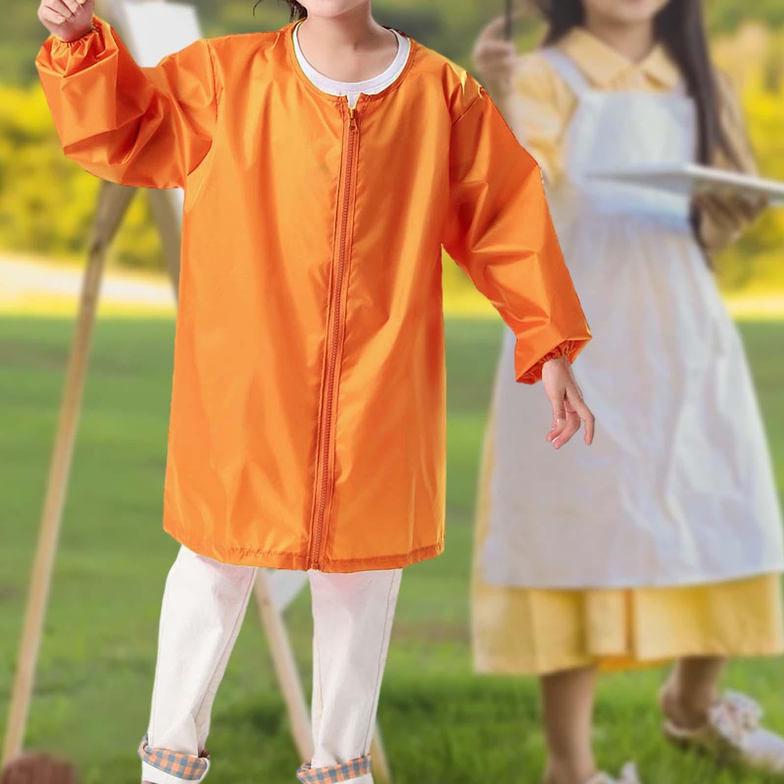 Art Craft Apron Breathable Kids Painting Smock for Painting Cooking Handwork XL