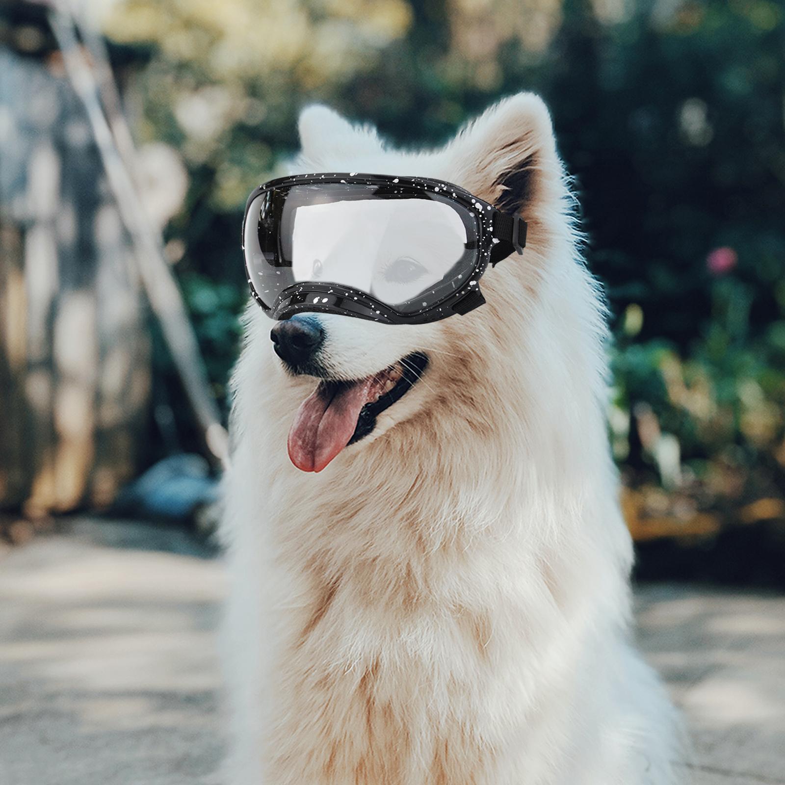 Dog Goggles Dog Sunglasses for Eye Protection Dust Protection Sun Protection Style E