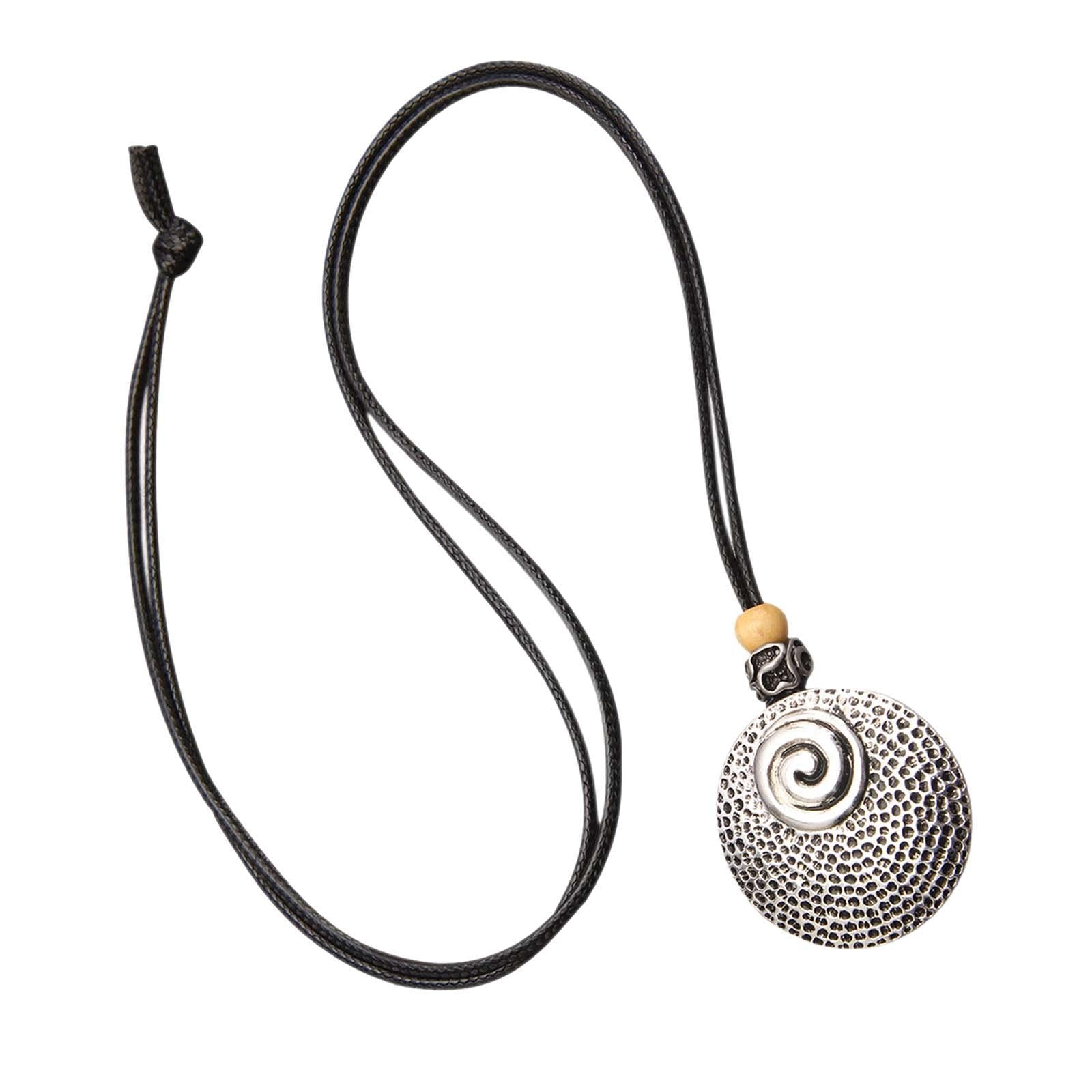 Pendant Necklace Retro Thread Polka Dots Necklace for Valentine's Day Bridal