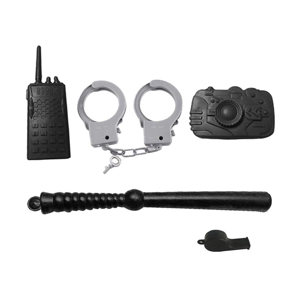 2x5x Police Pretend Play Accessory Role Play Costume Accessories for Role Play