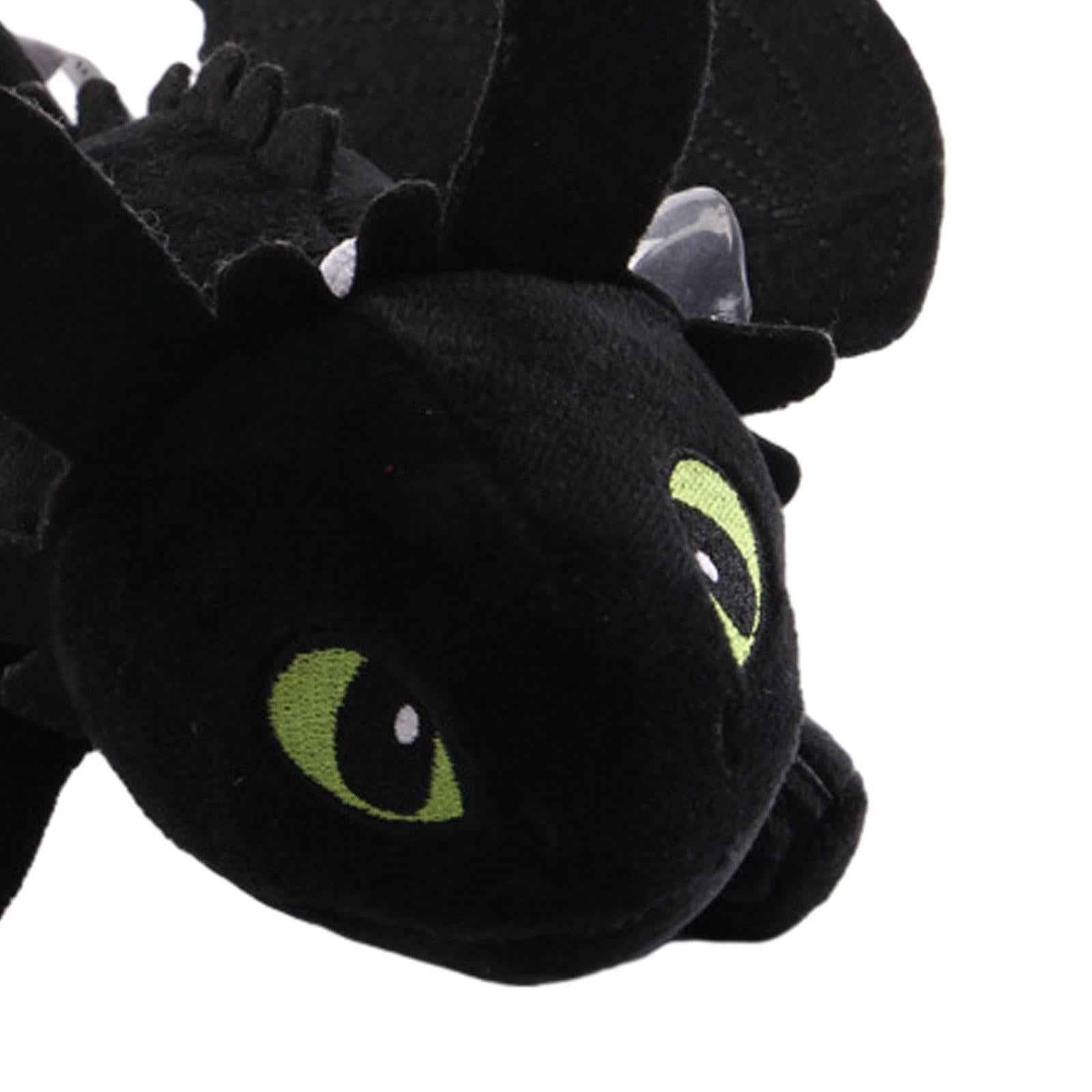 How to Train Your Dragon Plush Toy Cute for Girls Boys Kids Children Ages 4+ black 20cm