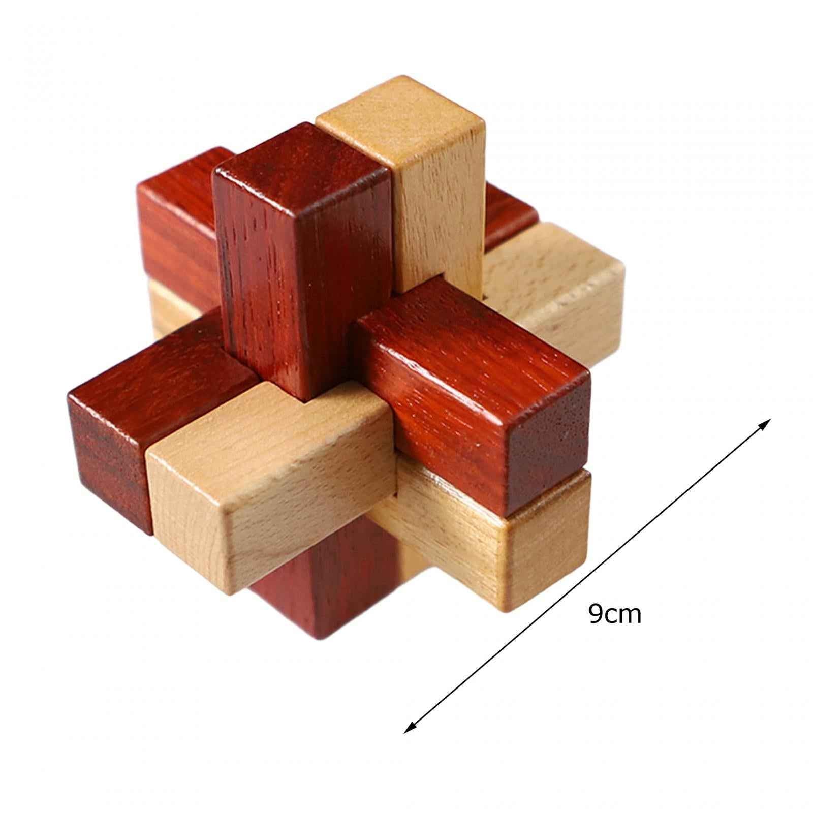 Wooden Brain Teaser Puzzle Toy for Family Game Birthday Gifts Christmas Gift Style B