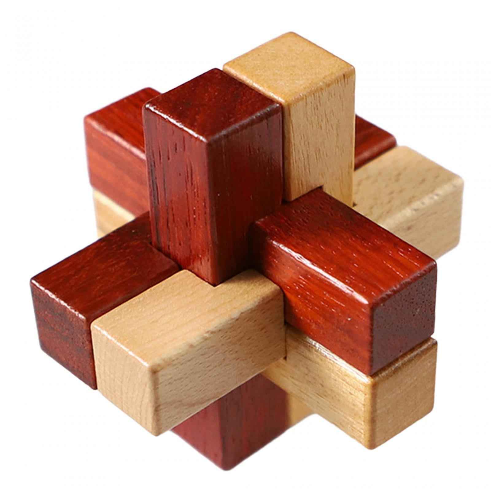 Wooden Brain Teaser Puzzle Toy for Family Game Birthday Gifts Christmas Gift Style B