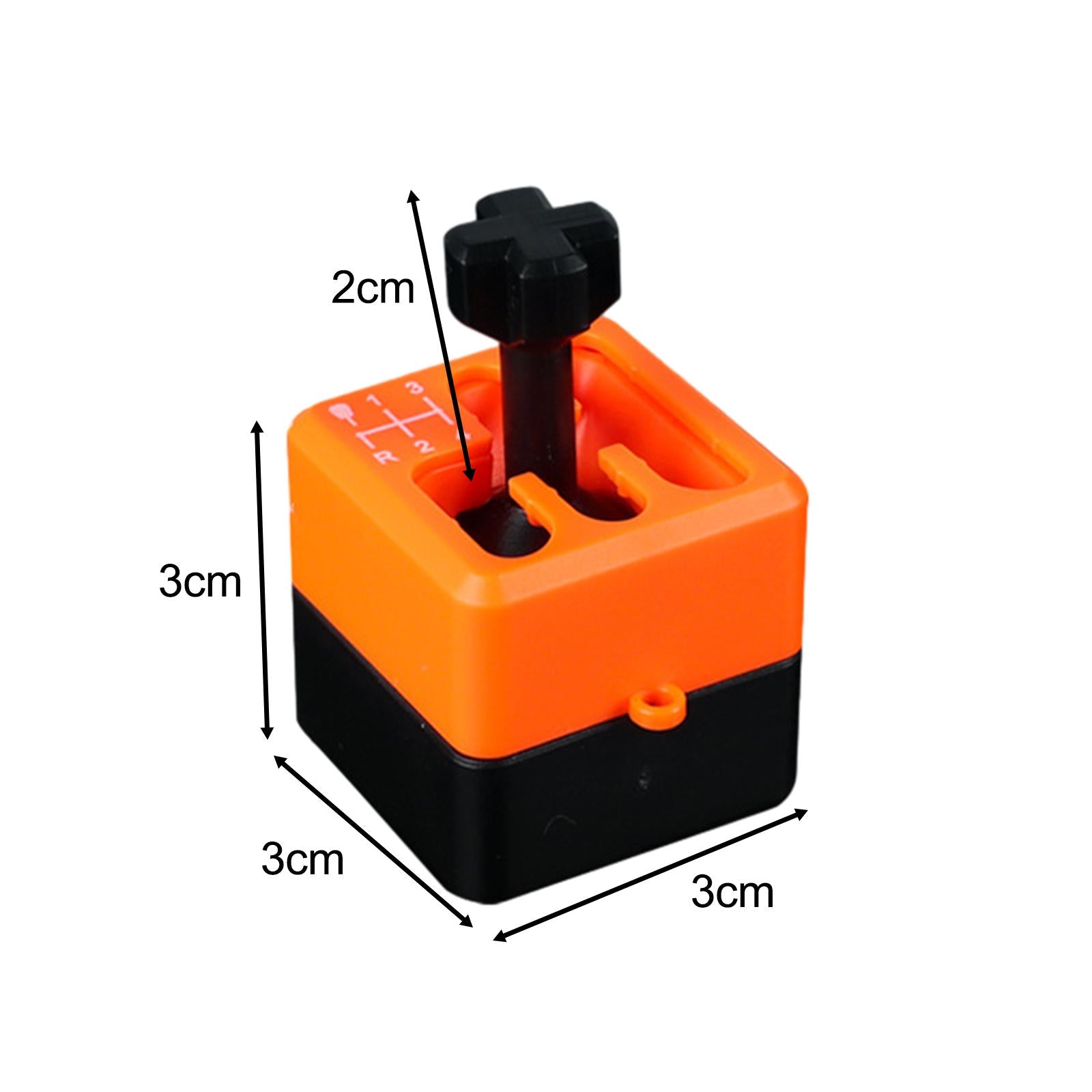 4xGearbox Shifter Keychain Small Car Shifter Keyring for Daddy Kids and Adults Orange