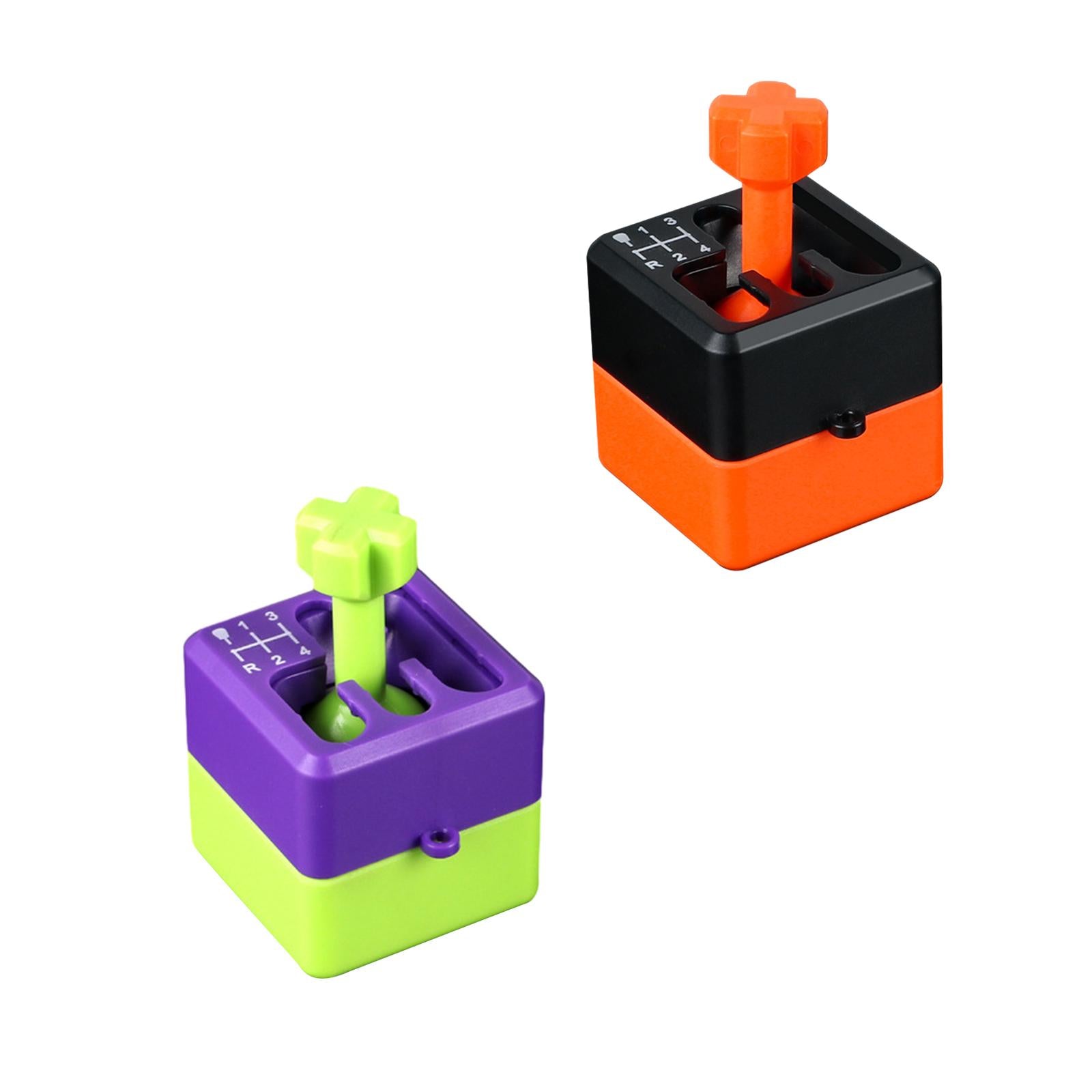 2xManual Shifter Box Keychain for Boyfriend Automotive Accessories Sensory Toy Green