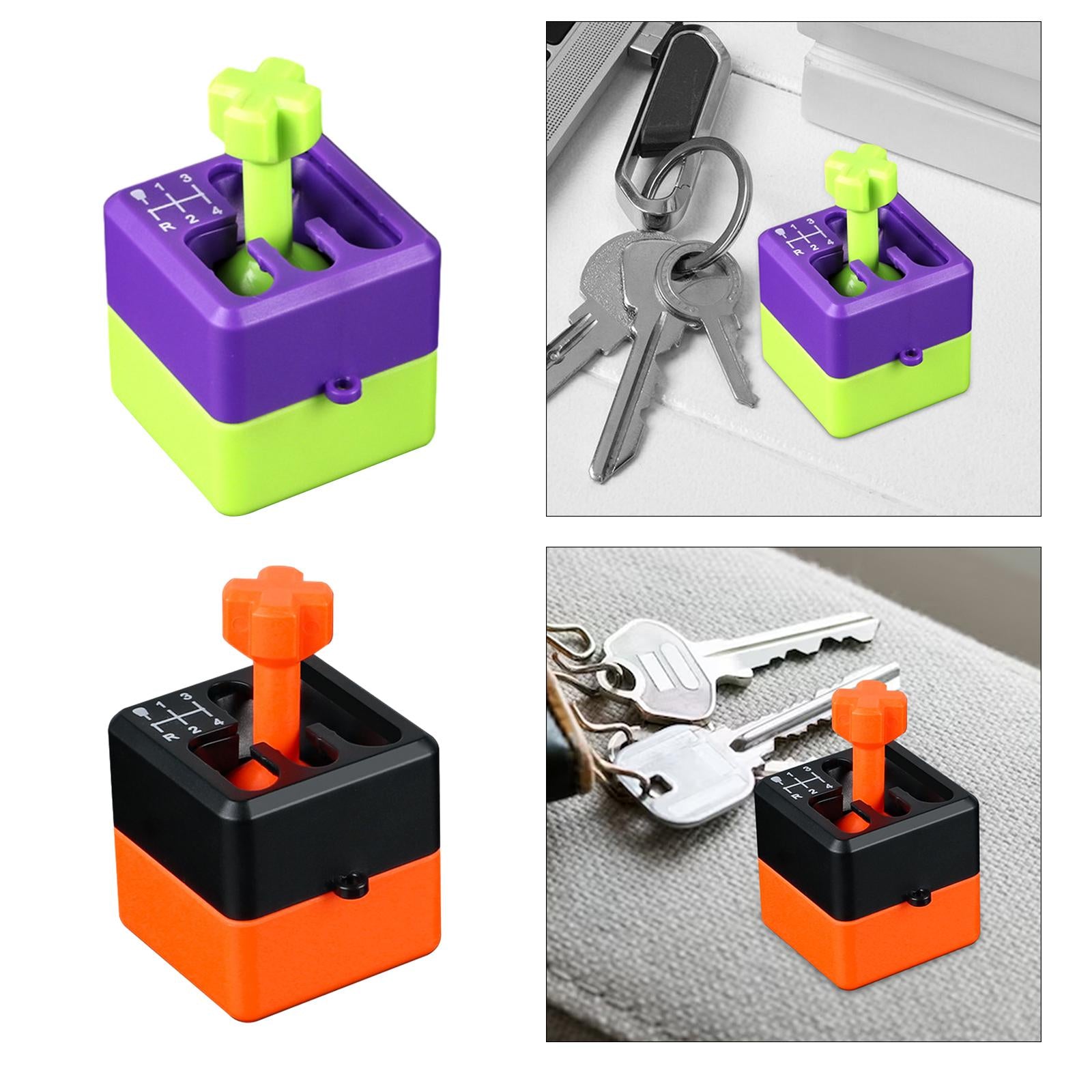 3xManual Shifter Box Keychain for Boyfriend Automotive Accessories Sensory Toy Green