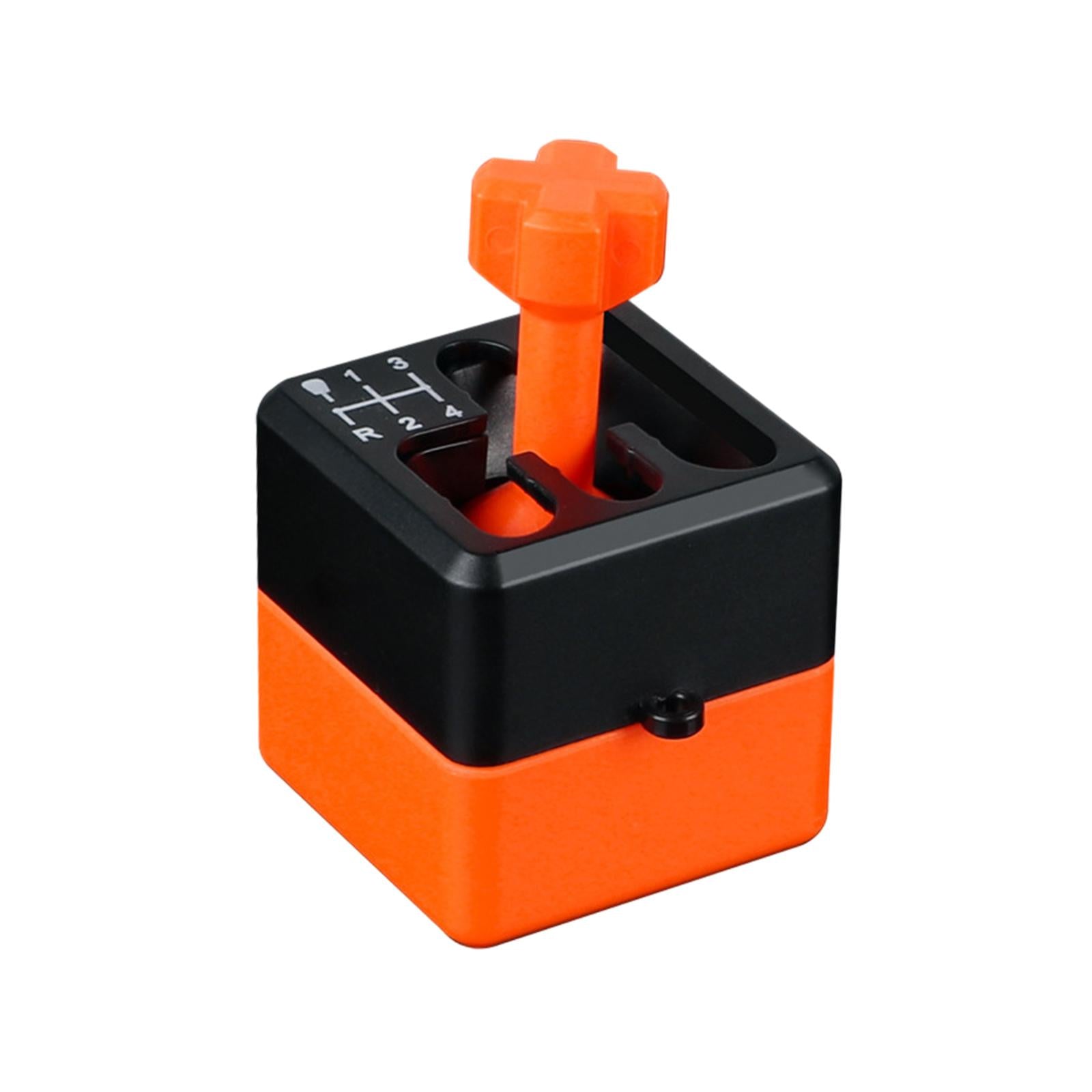 2xManual Shifter Box Keychain for Boyfriend Automotive Accessories Sensory Toy Orange