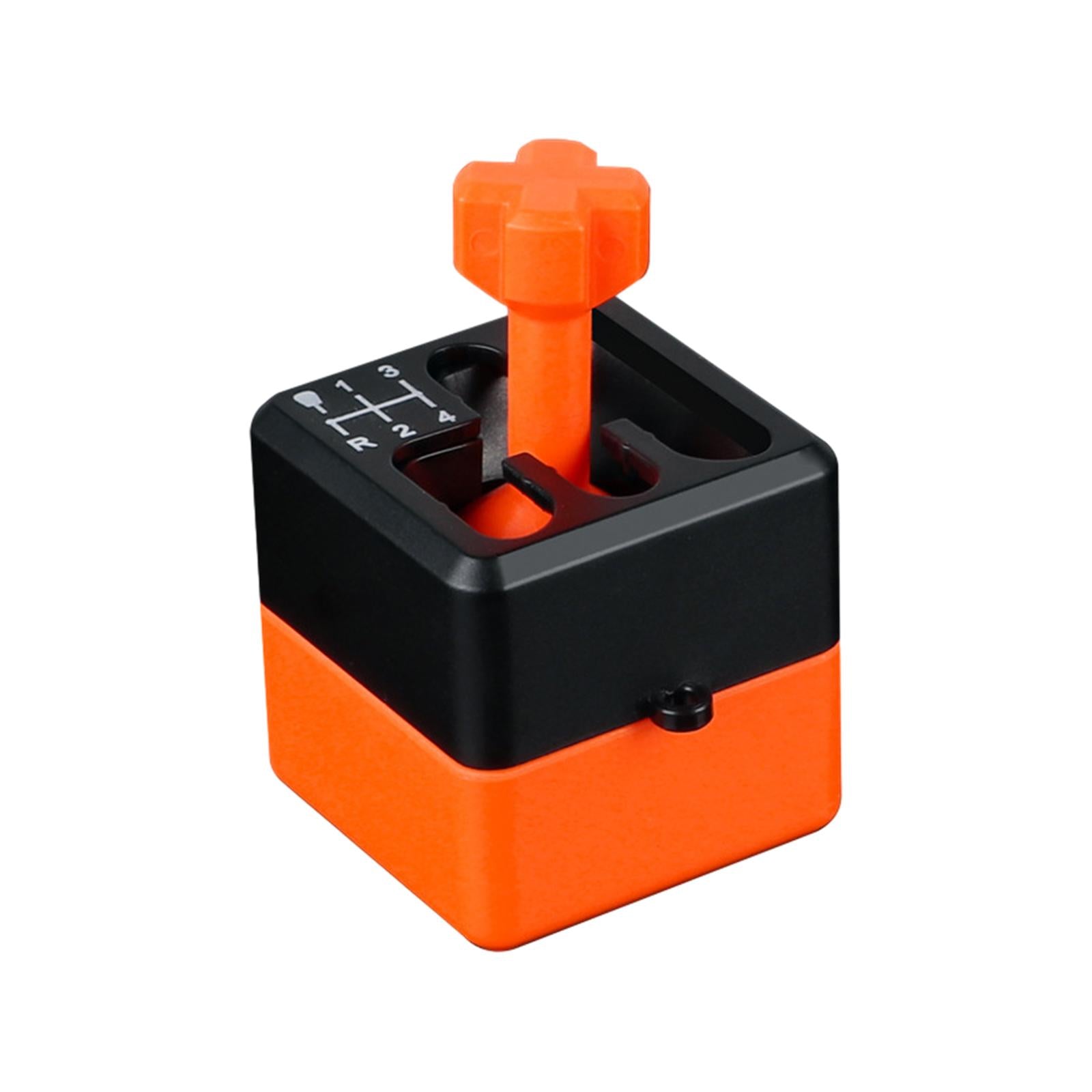 4xManual Shifter Box Keychain for Boyfriend Automotive Accessories Sensory Toy Orange