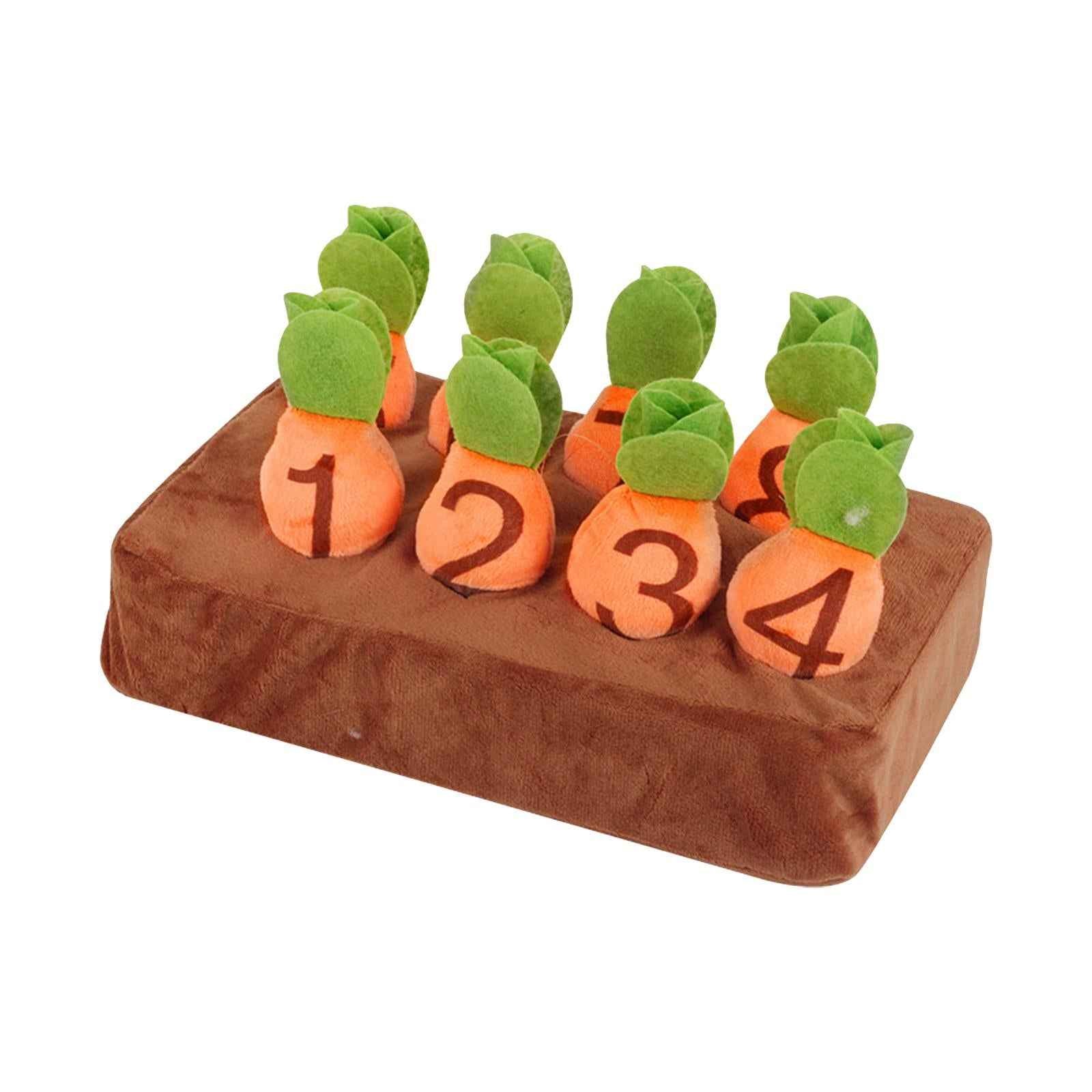 Carrot Plush Stuffed Toy Radishes Carrot Plush Toy for Subtraction Preschool