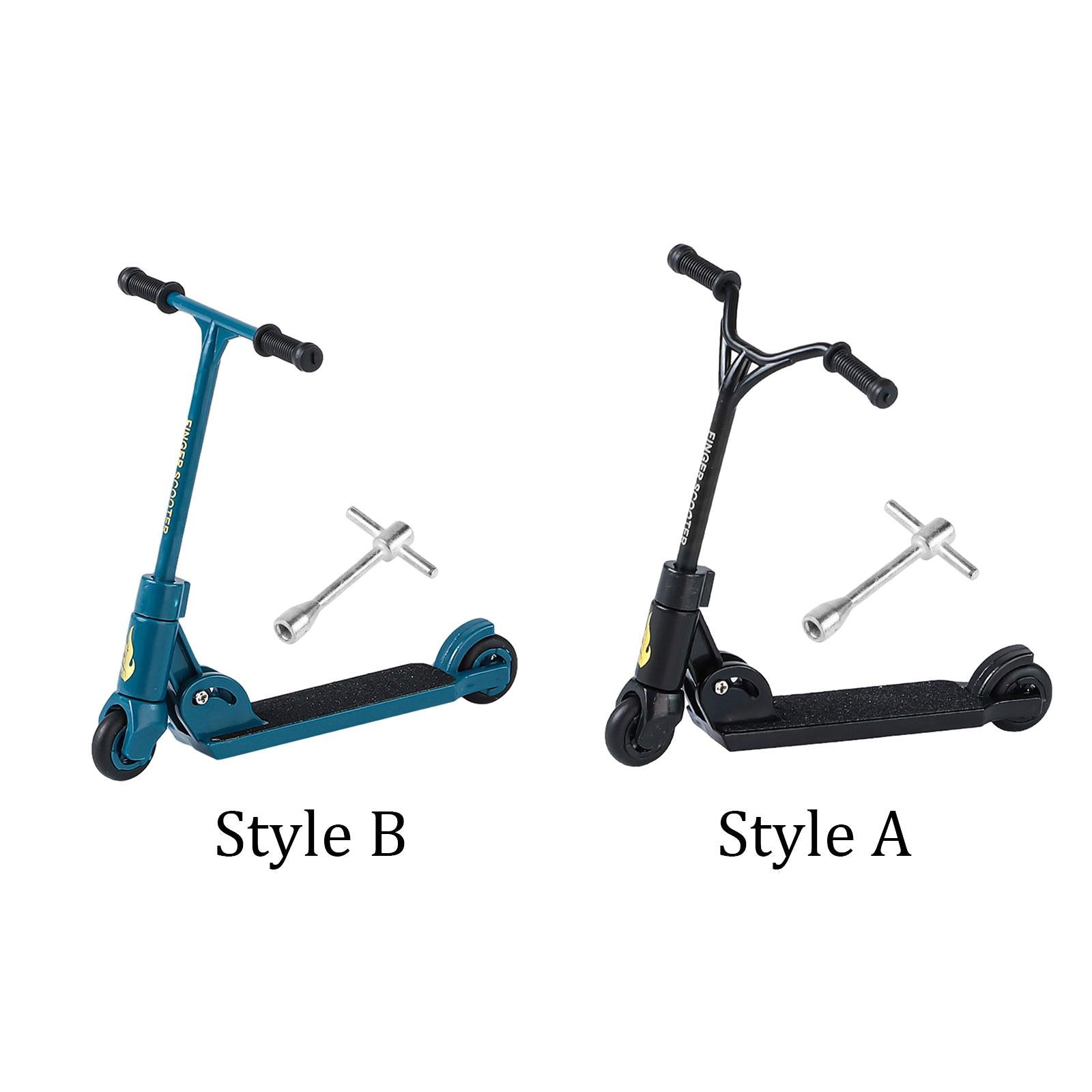 2xFinger Scooter Education Toy Novelty Fingerboard Scooter Finger Toy for Kids Style A