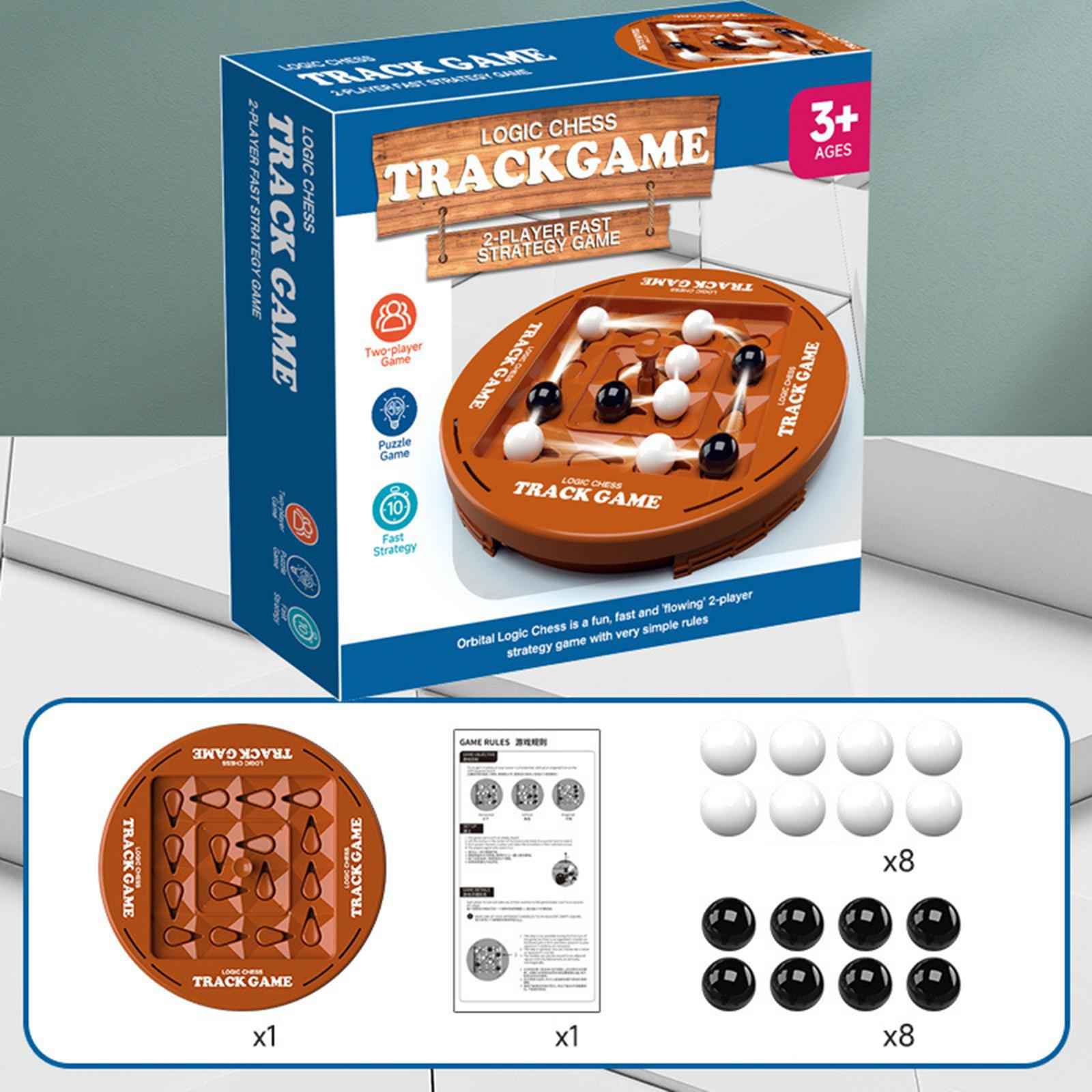 Chess Logic Game Judgment Chess Track Board Game for Camping Holiday Leisure