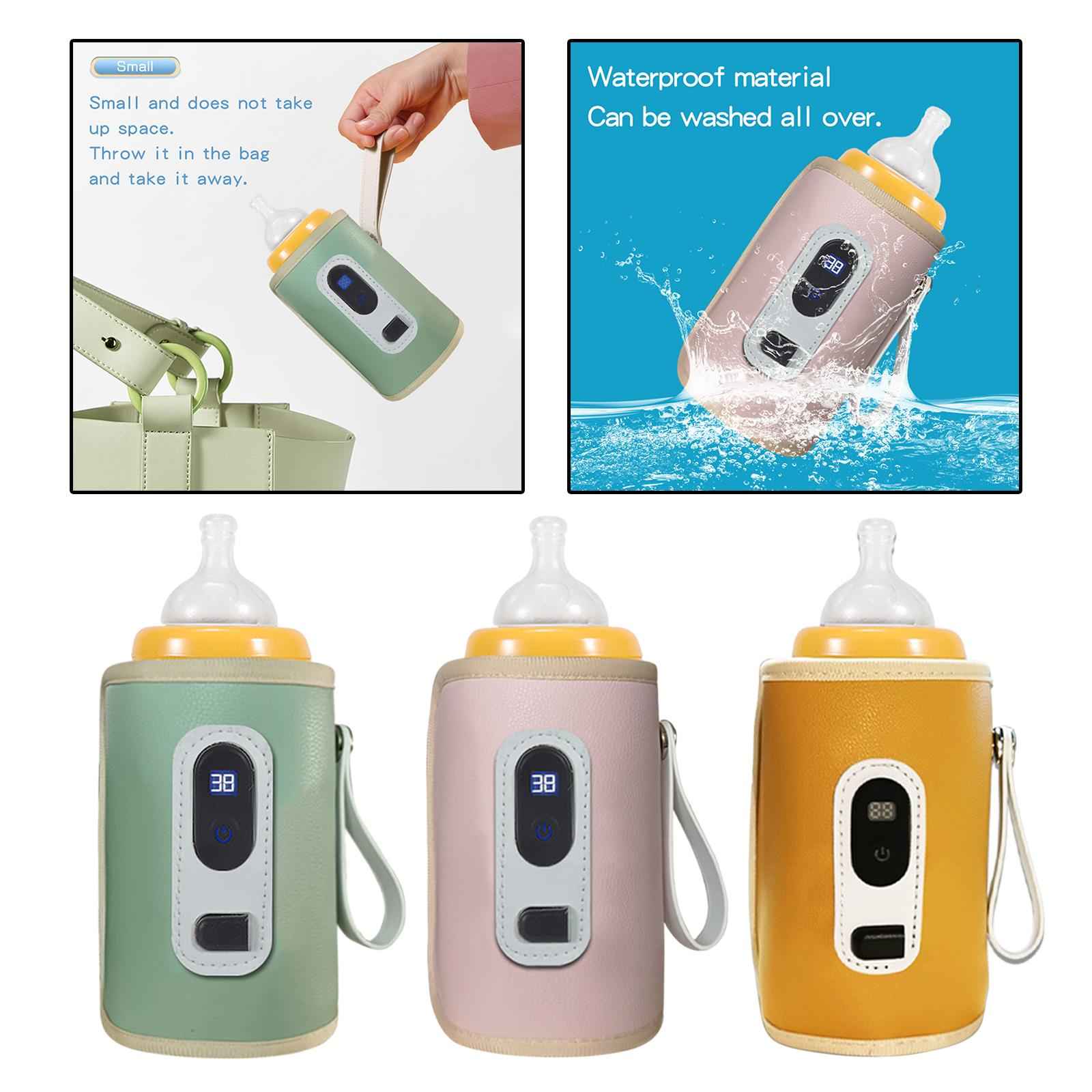 Mug Milk Heater for Most Bottles Milk Keeper for Nursing Camping Travel green