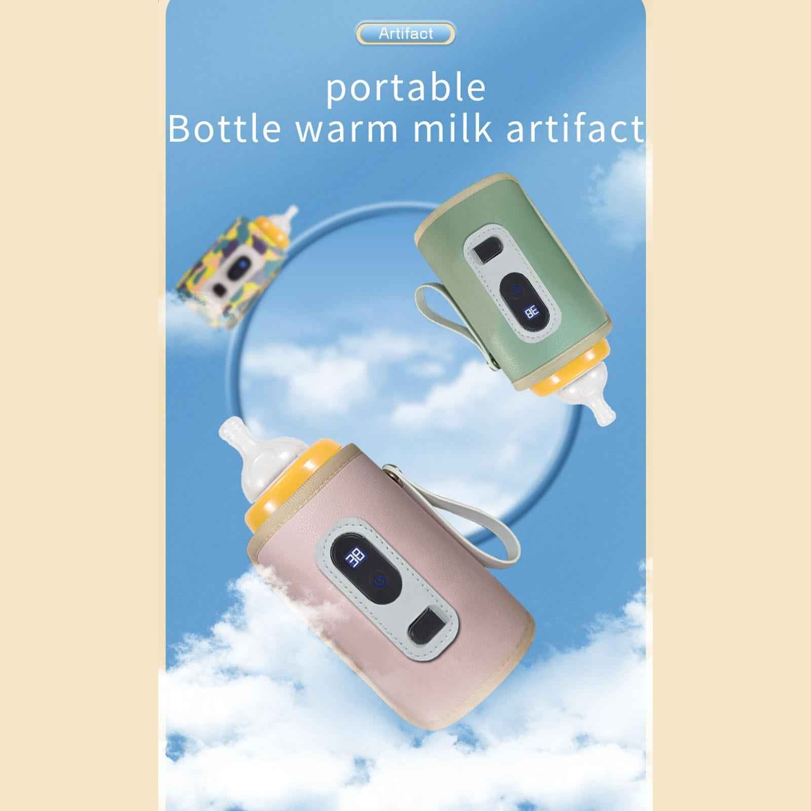 Mug Milk Heater for Most Bottles Milk Keeper for Nursing Camping Travel green