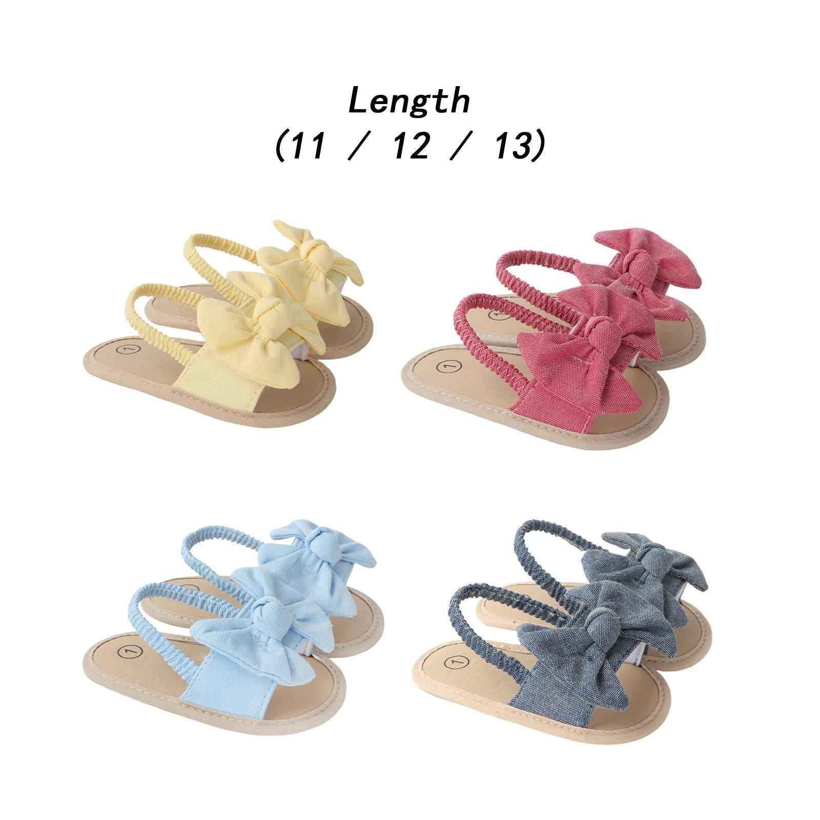 Infant Baby Girl Sandals Casual Anti Slip Outdoor Summer First Walking Shoes Yellow 11cm