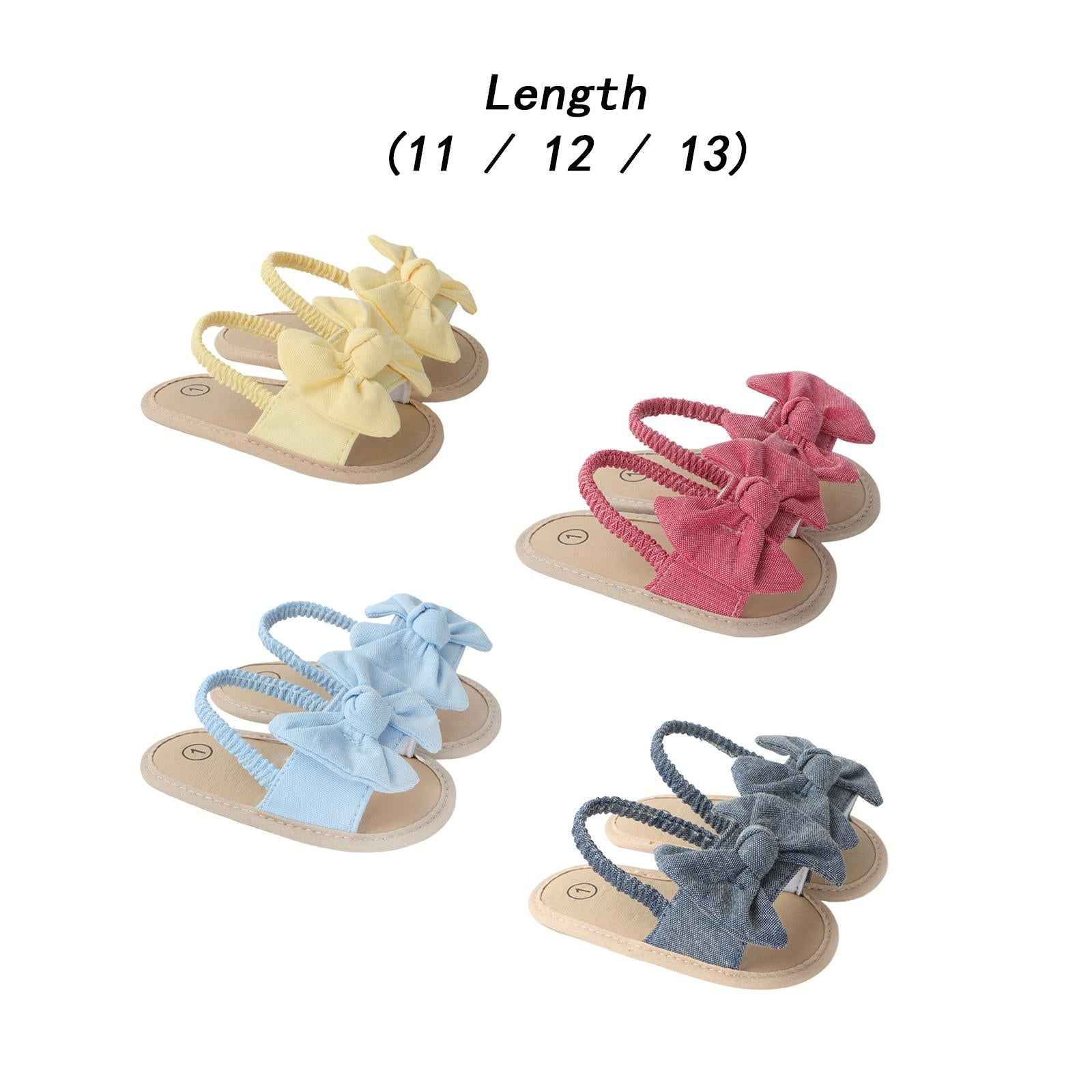 Infant Baby Girl Sandals Casual Anti Slip Outdoor Summer First Walking Shoes Yellow 11cm