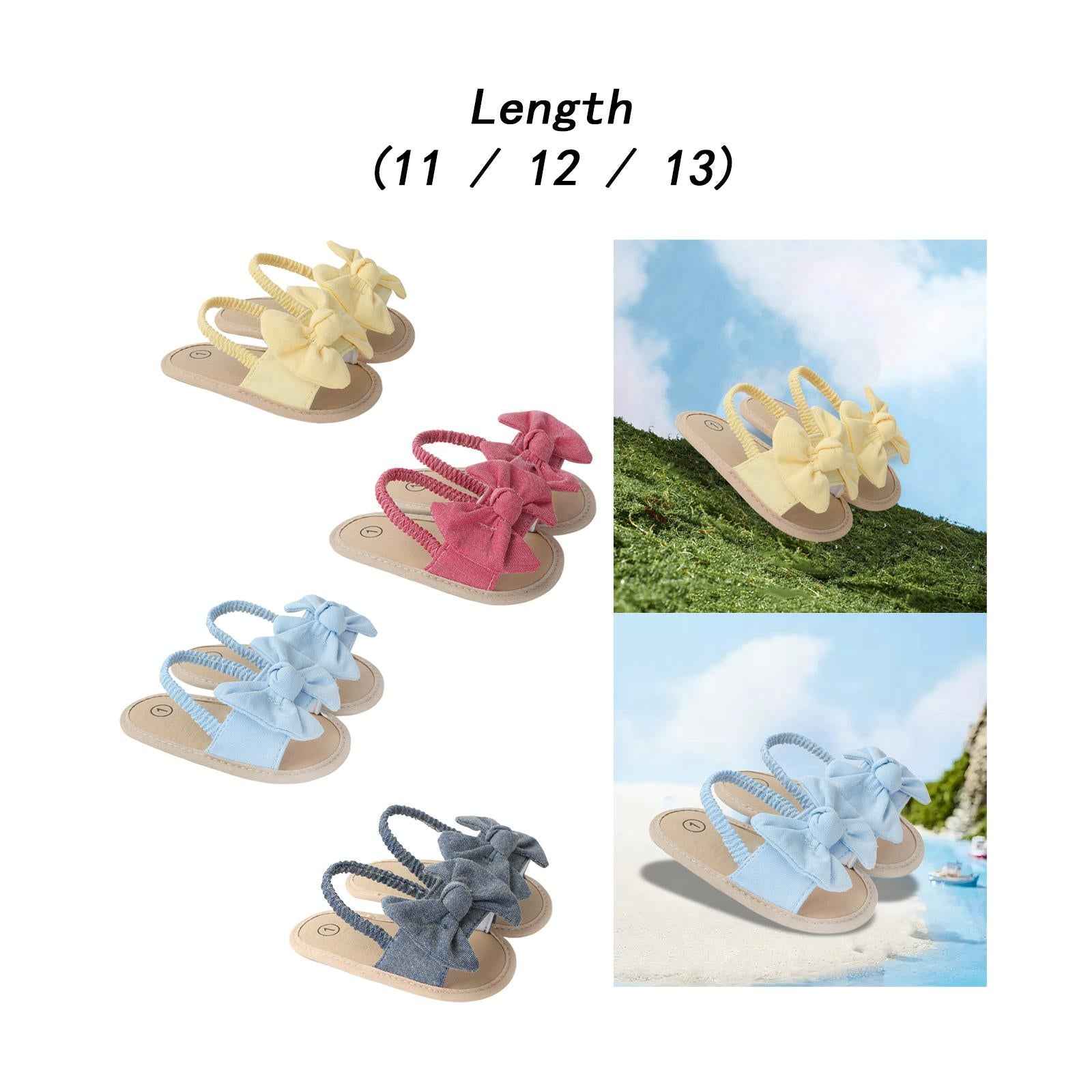 Infant Baby Girl Sandals Casual Anti Slip Outdoor Summer First Walking Shoes Yellow 11cm