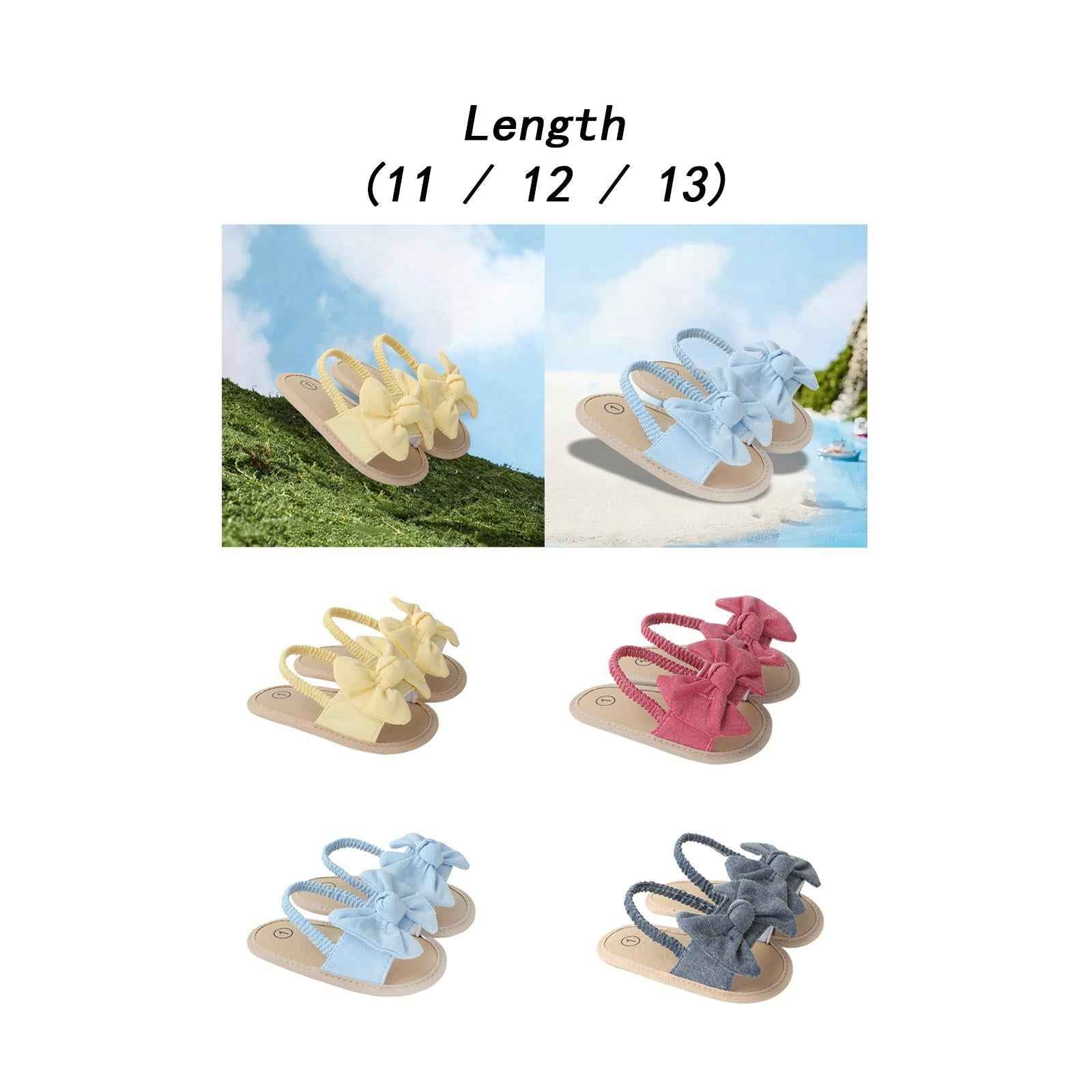 Infant Baby Girl Sandals Casual Anti Slip Outdoor Summer First Walking Shoes Yellow 11cm