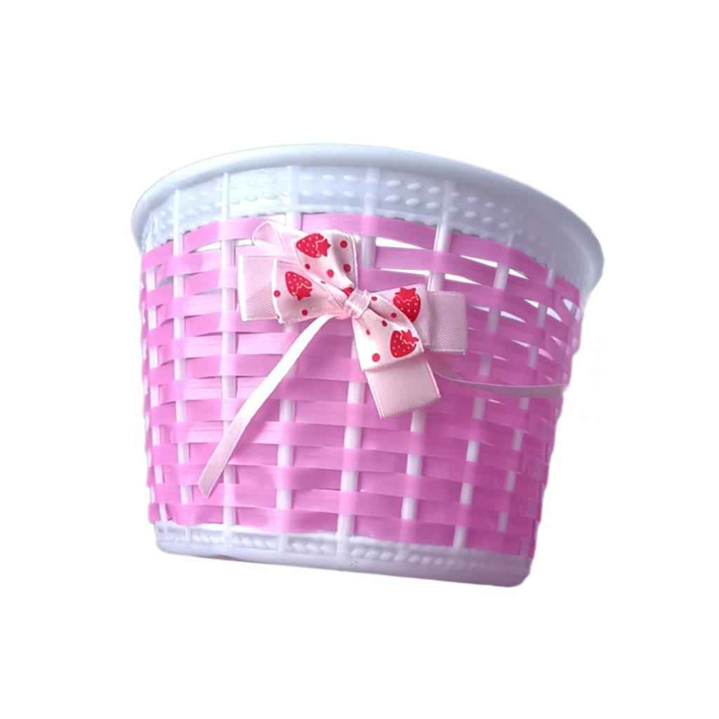 Bike Basket for Boys Girls Front Frame Bike Basket Handlebar Basket for Kids